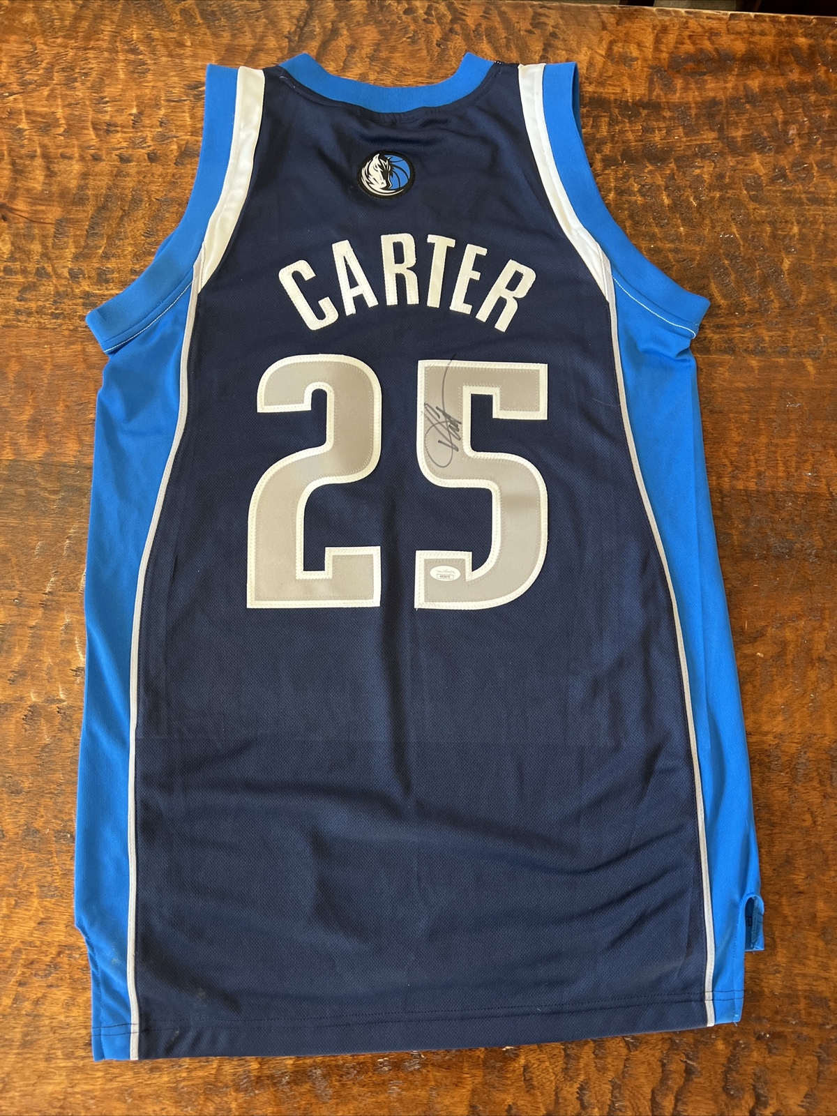 Vince Carter Signed Dallas Mavericks Jersey JSA Coa Autographed