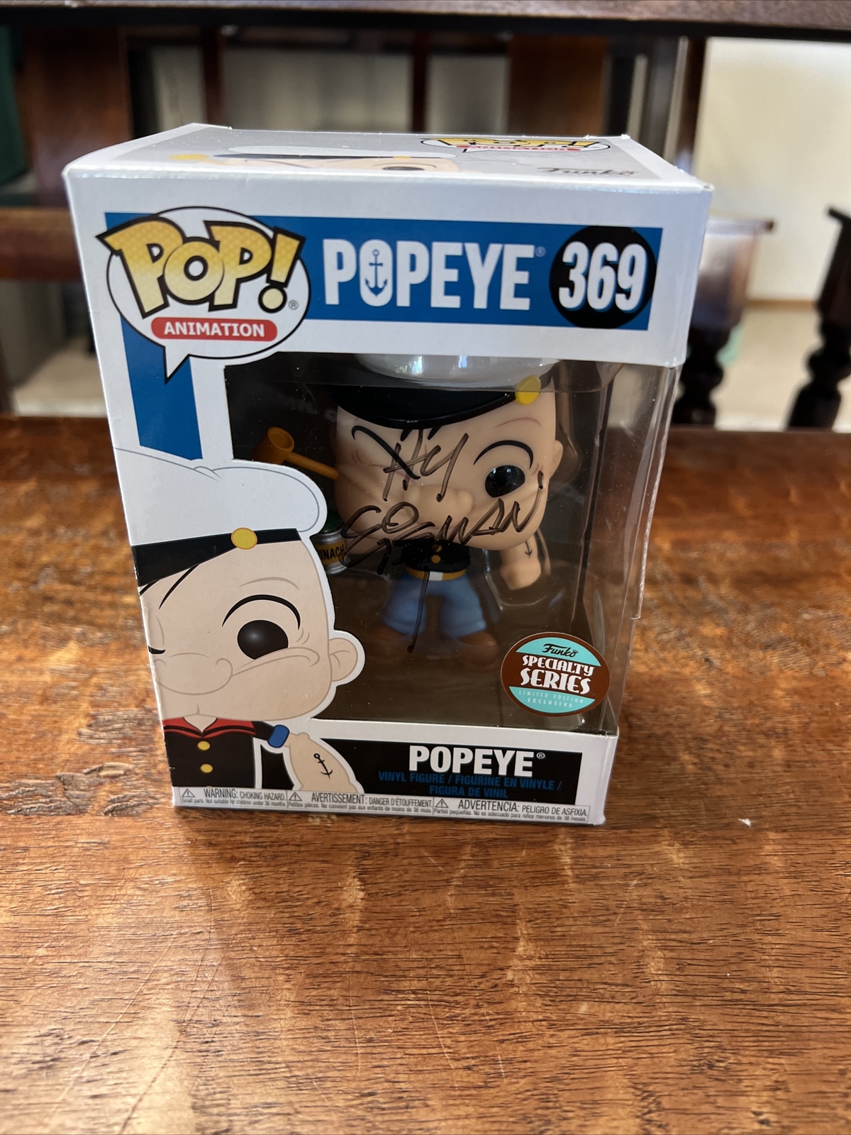 Hy Eisman Signed Popeye Funko POP Psa Dna Coa Autographed Cartoonist