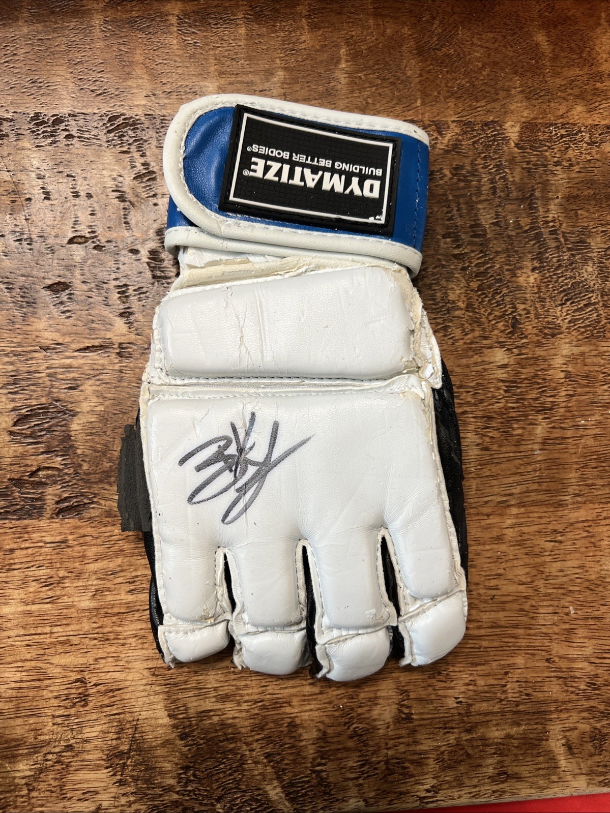 Brock Lesnar Signed MMA Fight Glove Psa Dna COA UFC Autographed WWE