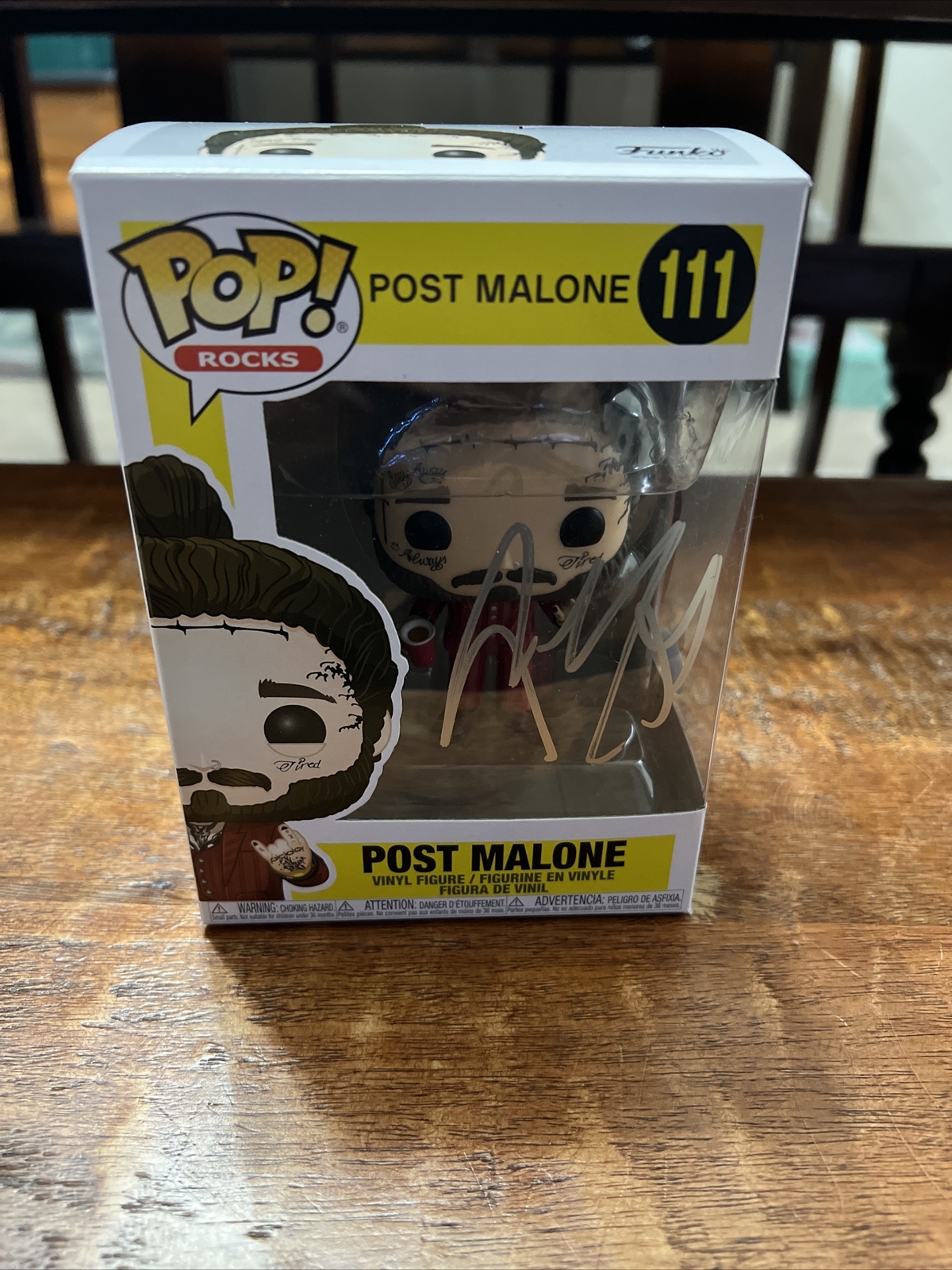 Post Malone Signed Funko POP JSA Coa Autographed Stoney Beerbongs & Bentleys