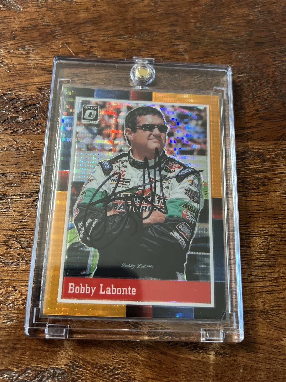 Bobby Labonte Signed Donruss Optic Racing Card Psa Dna Coa Autographed NASCAR