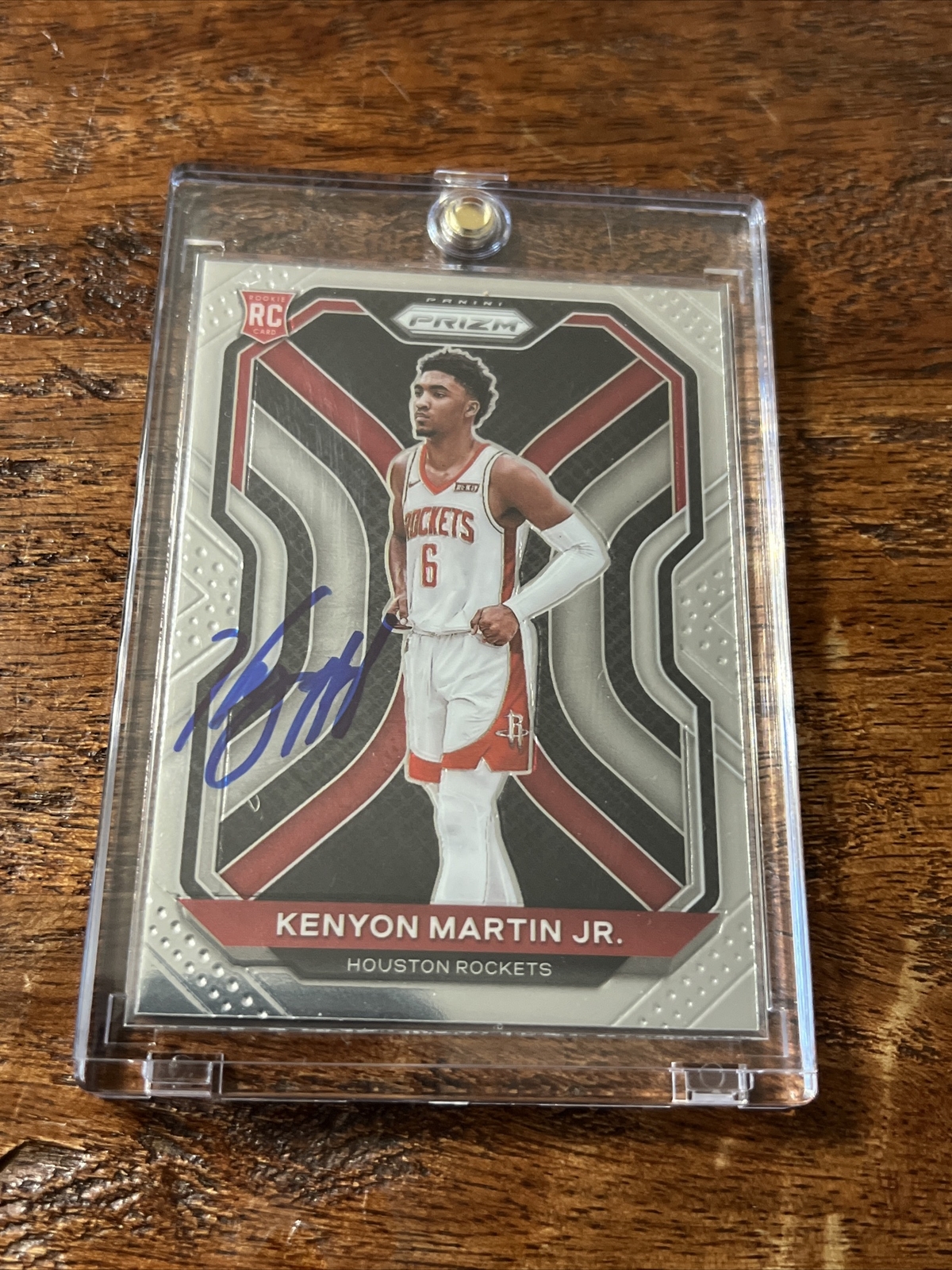 Kenyon Martin Jr Signed Prizm Rookie Card Psa Dna Coa Autographed Rockets