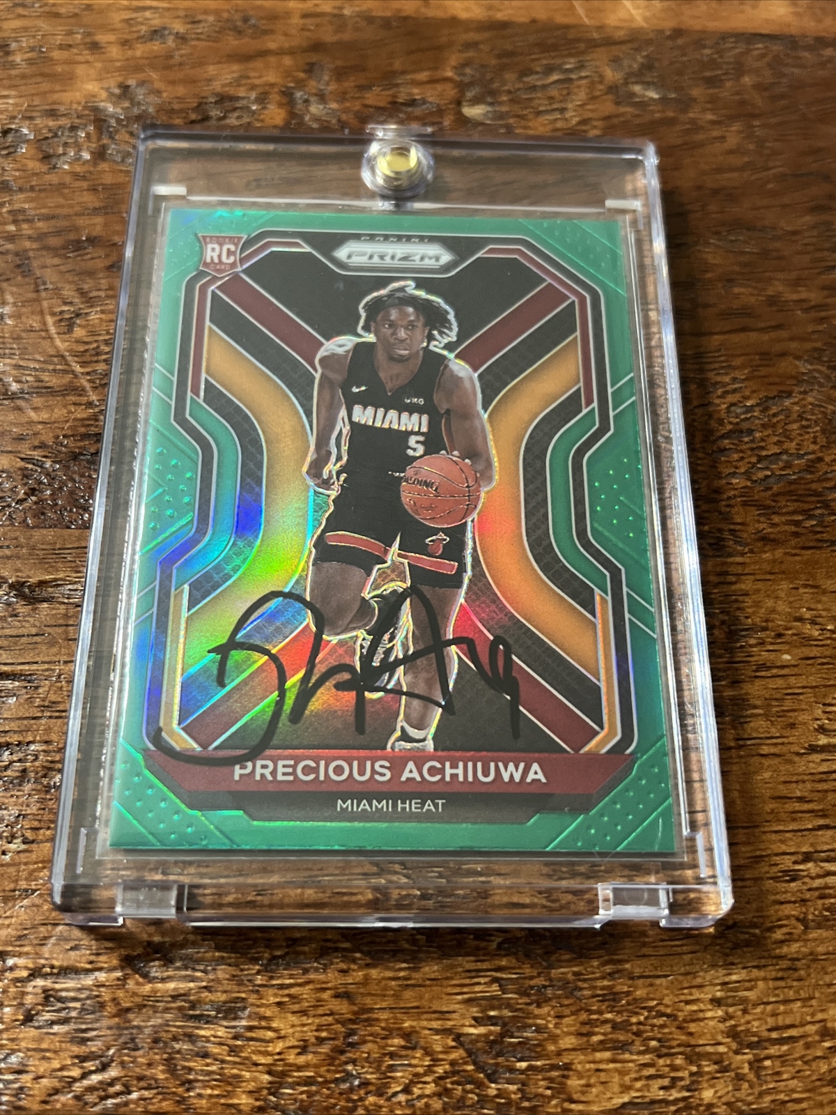 Precious Achiuwa Signed Prizm Rookie Card Psa Dna Coa Autographed Heat Raptors