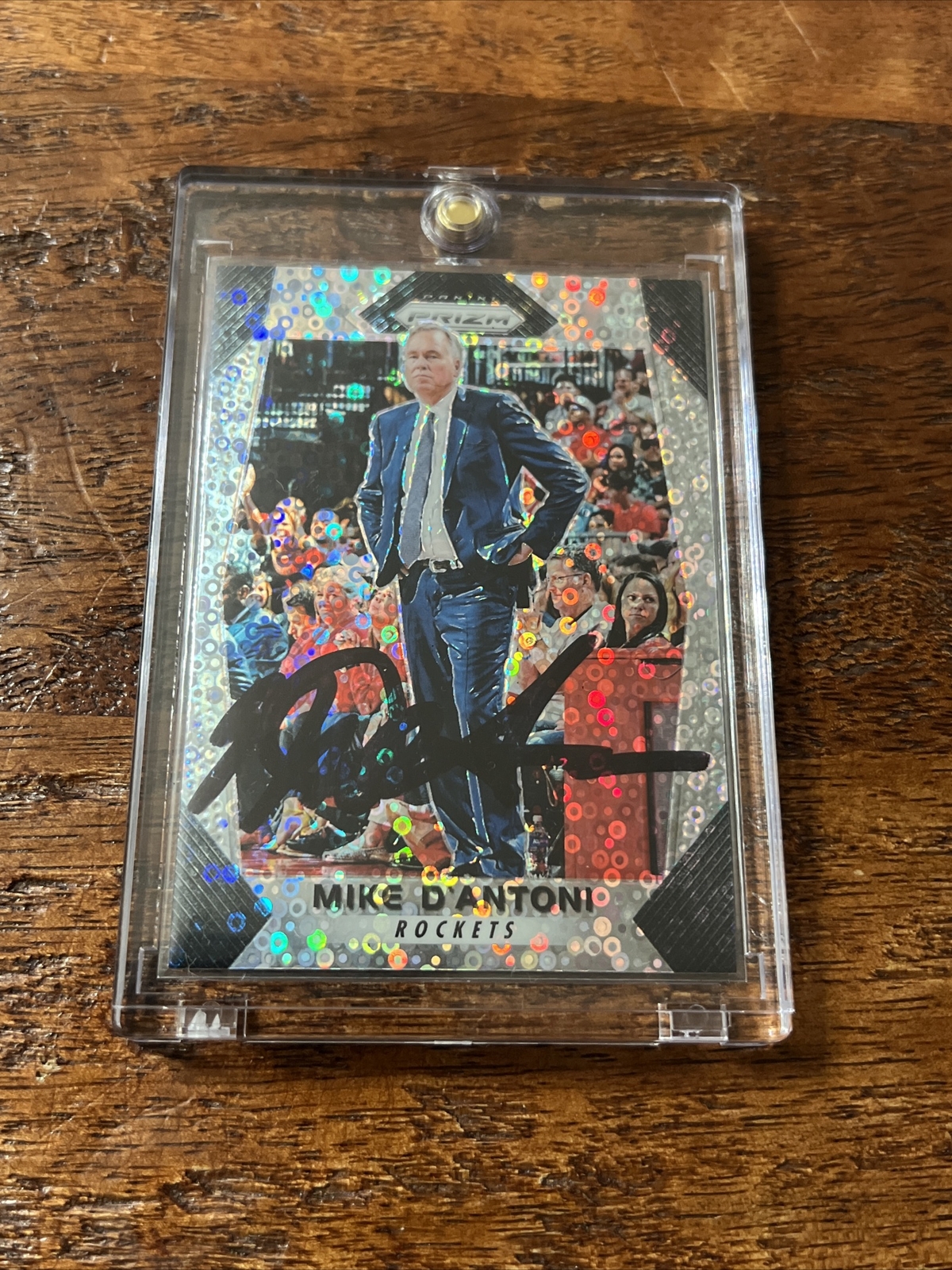 Mike D’Antoni Signed Prizm Card Psa Dna Coa Autographed Rockets