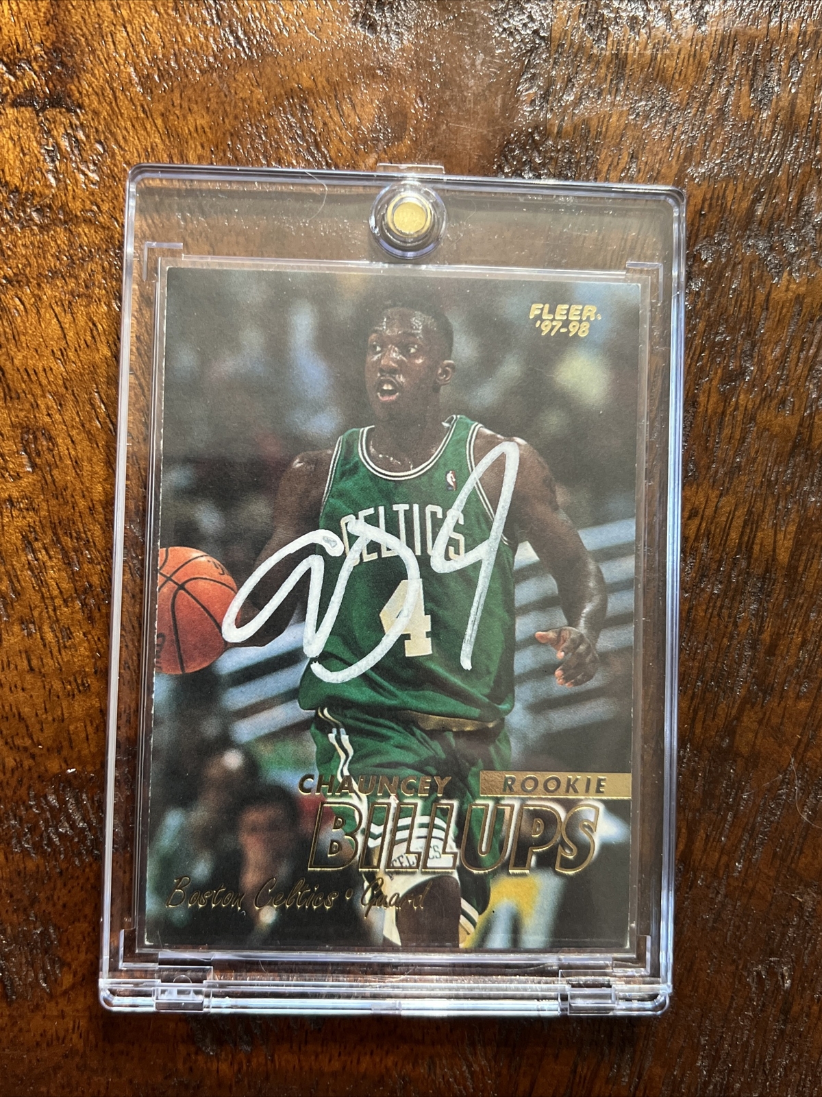 Chauncey Billups Signed Rookie Card Psa Dna Coa Autographed Celtics Pistons