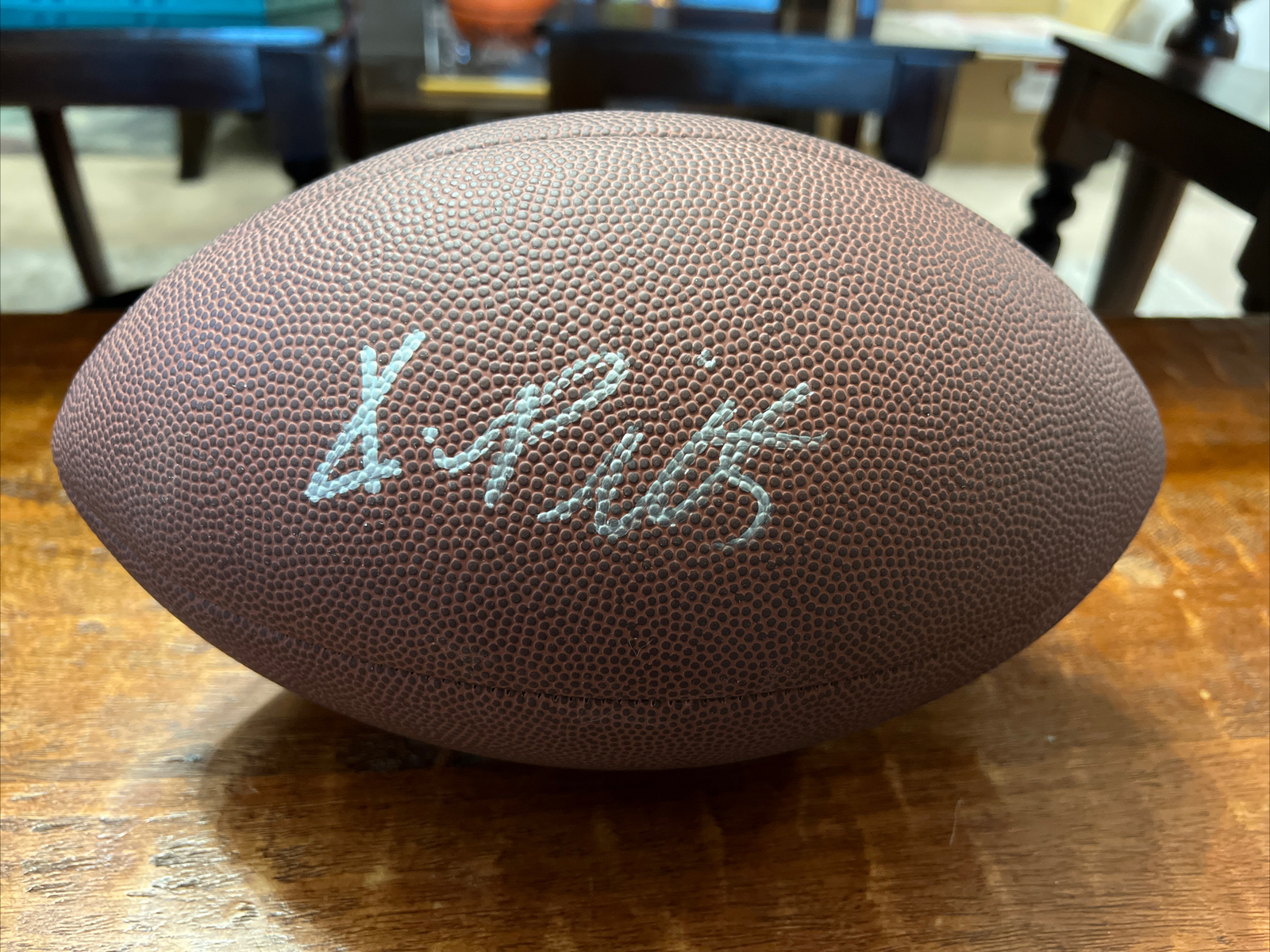 Kyle Pitts Signed NFL Duke Replica Football JSA Coa Autographed Atlanta Falcons