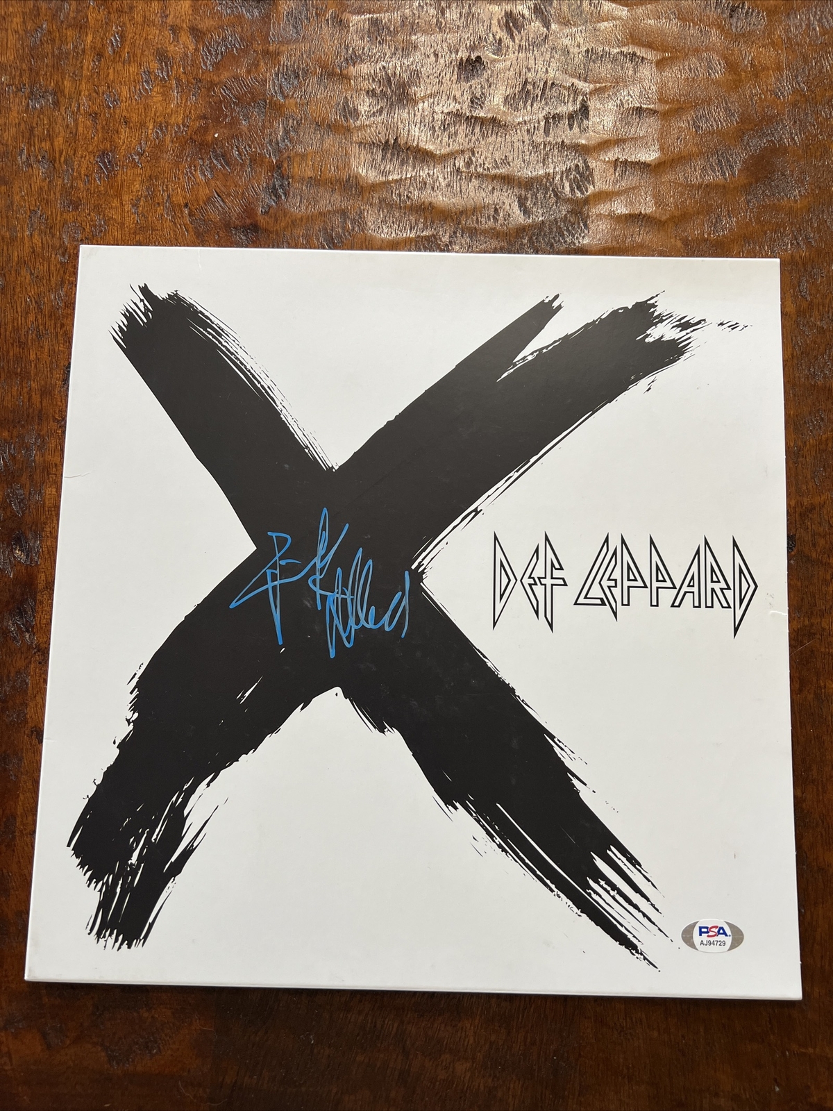 Rick Allen Signed X Vinyl LP Album Psa Dna Coa Def Leppard Autographed