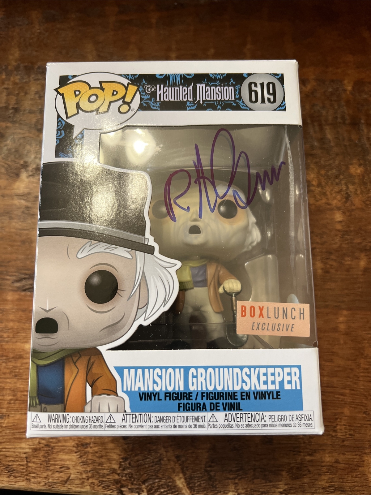 Bob Gurr Signed Haunted Mansion Funko POP Psa Dna Coa Autographed Disney