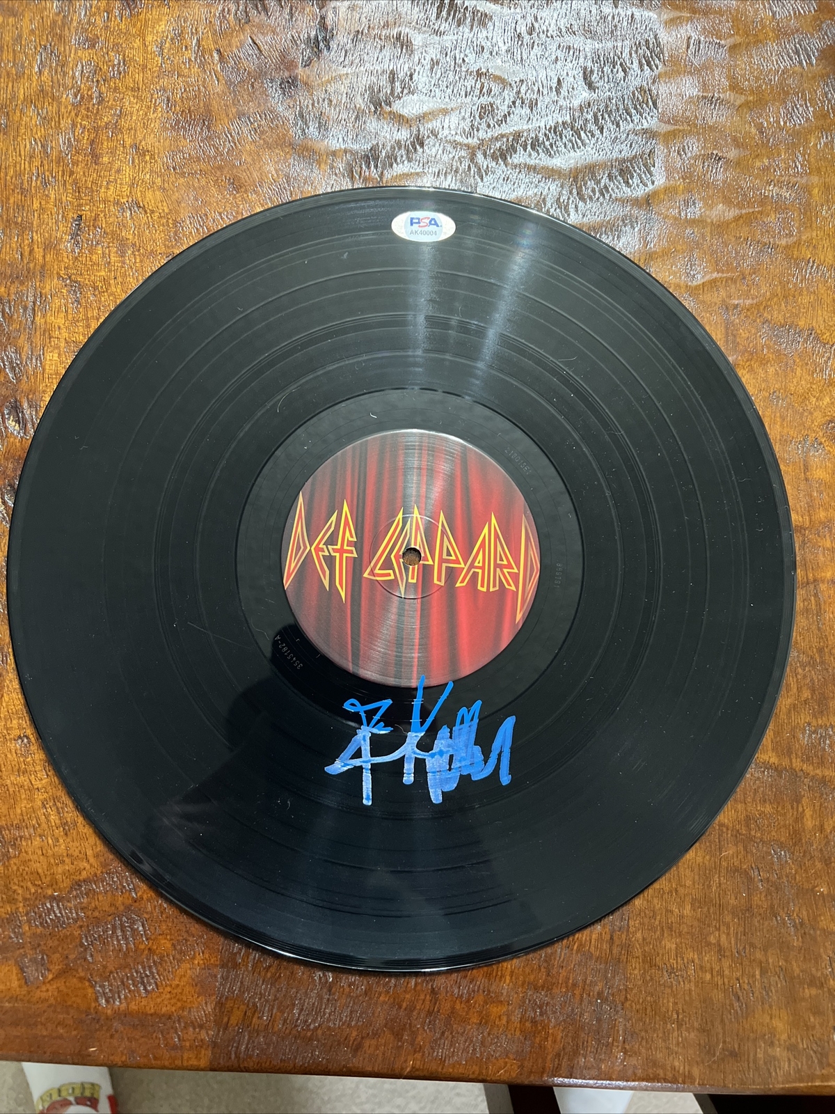 Rick Allen Signed The Sparkle Lounge Record Psa Dna Coa Def Leppard Autographed