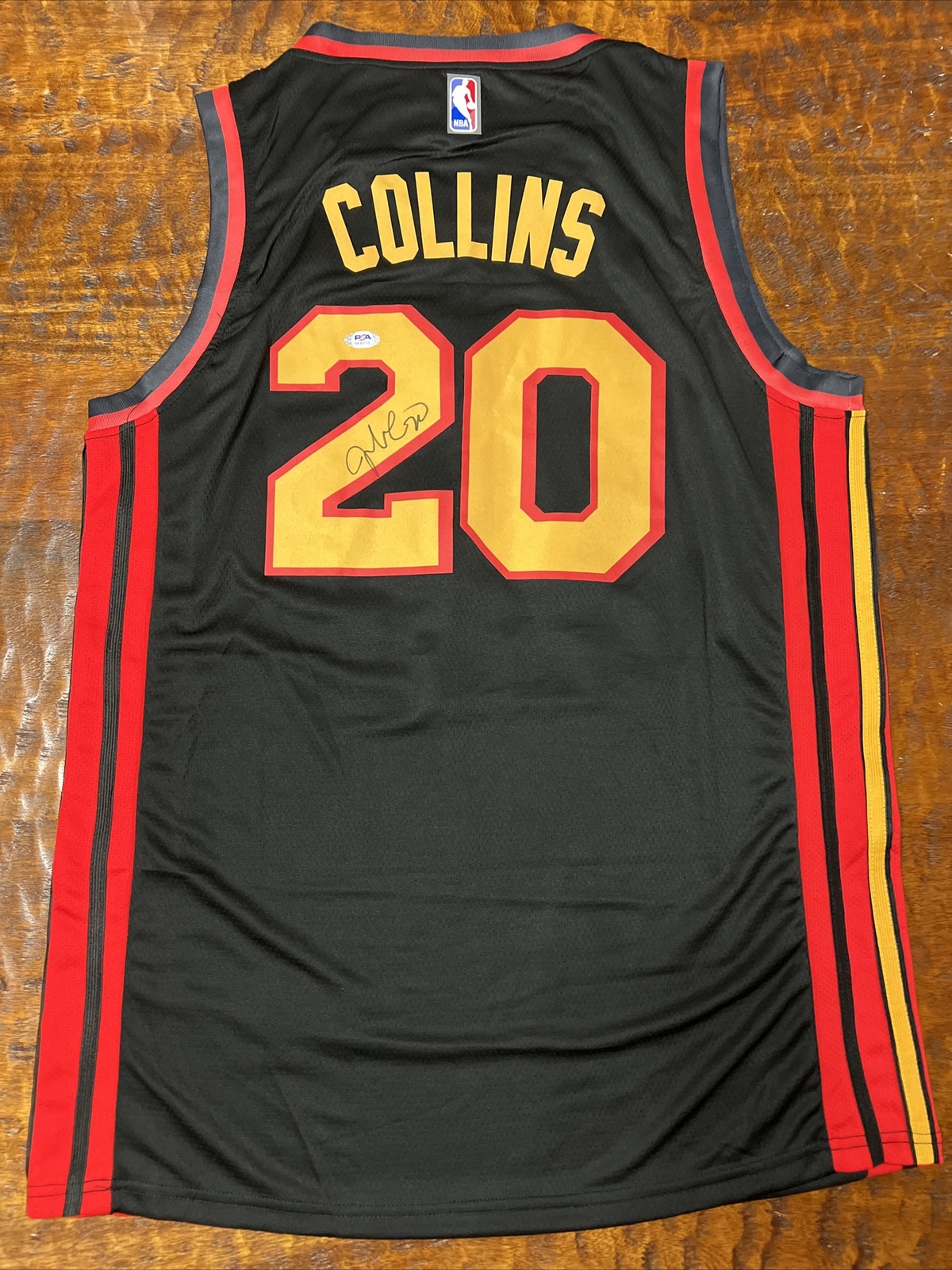 John Collins Signed Atlanta Hawks Jersey PSA DNA Coa Autographed