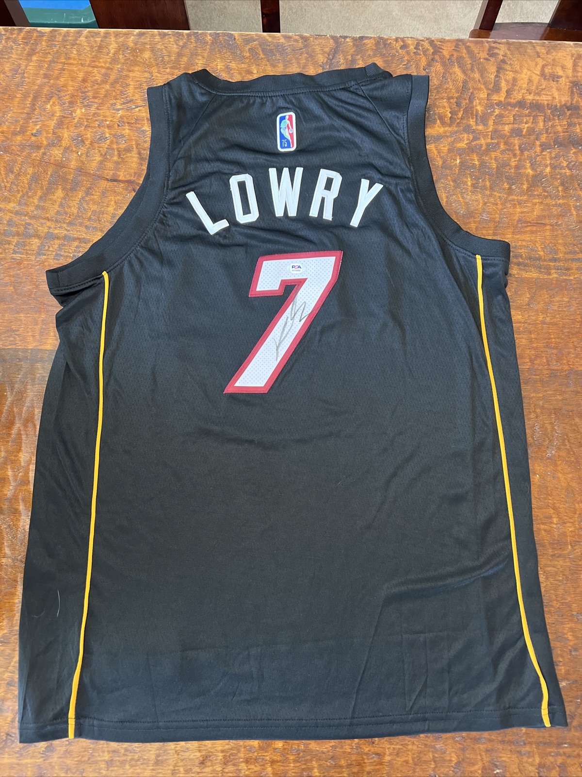 Kyle Lowry Signed Miami Heat Jersey PSA DNA Coa Autographed
