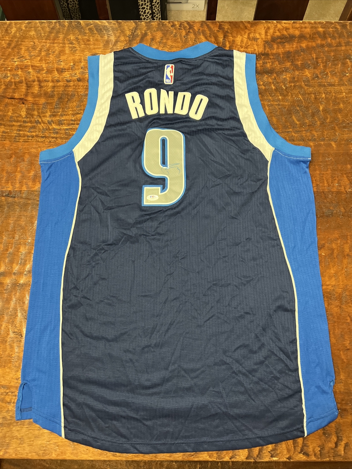Rajon Rondo Signed Dallas Mavericks Jersey PSA DNA Coa Autographed