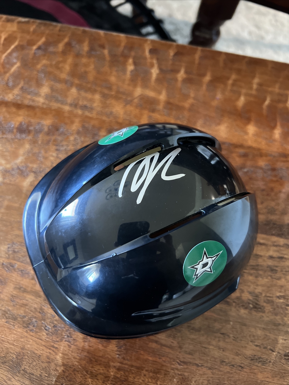 Jason Robertson Signed Mini Hockey Helmet Psa/Dna Coa Autographed Dallas Stars