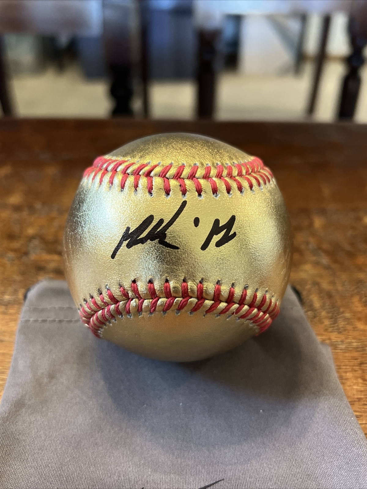 Mackenzie Gore Signed GOLD Major League Baseball Padres Psa Dna Coa Autographed