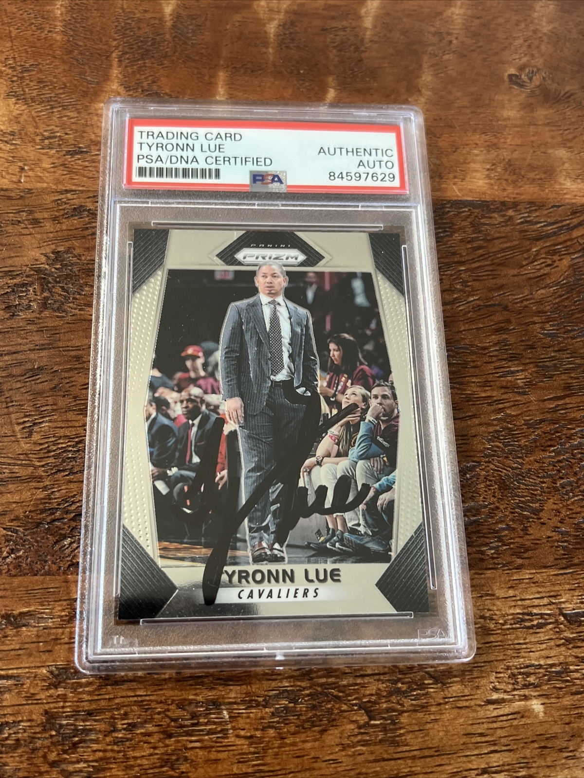 Tyronn Lue Signed Prizm Card Psa Dna Coa Slabbed Autographed Clippers