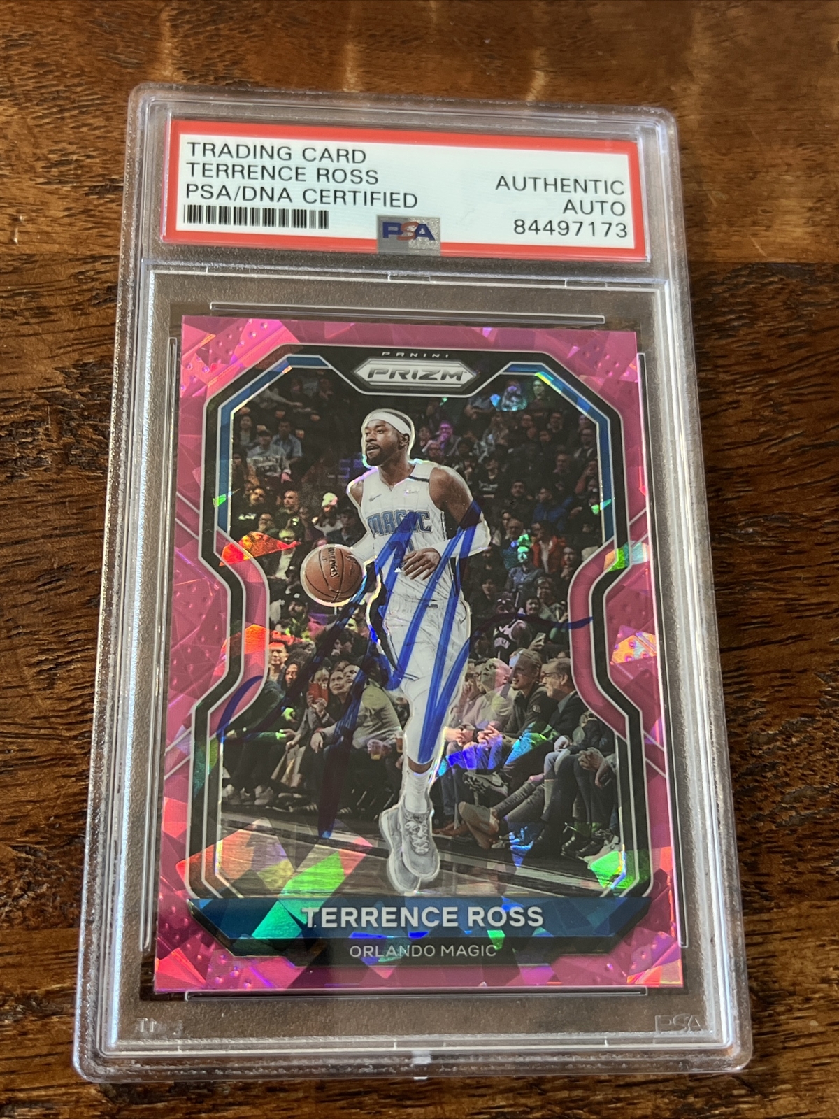 Terrence Ross Signed Prizm Card Psa Dna Coa Slabbed Autographed Magic