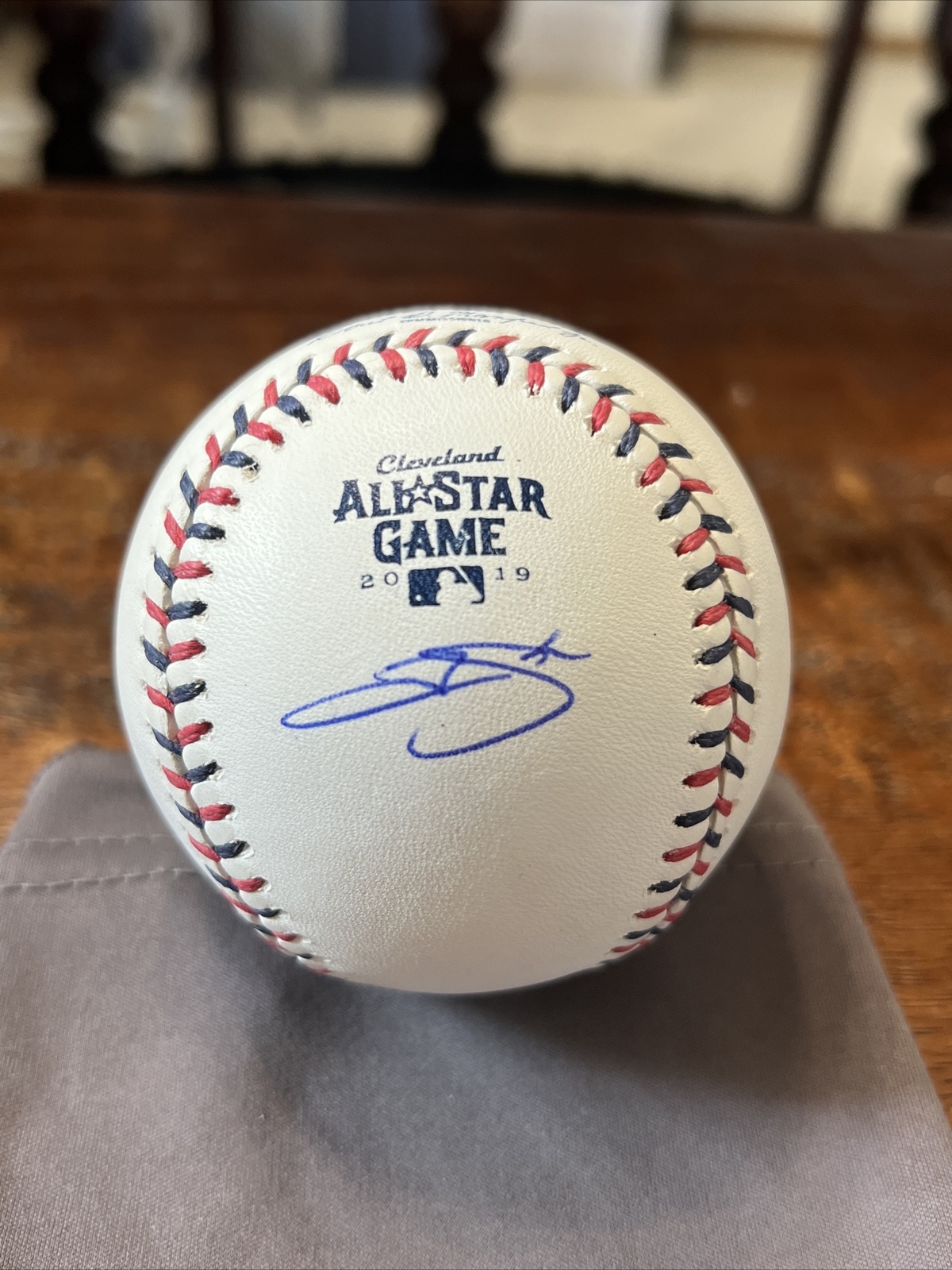 Trevor Story Signed 2019 All Star Baseball Psa Dna Coa Colorado Red Sox