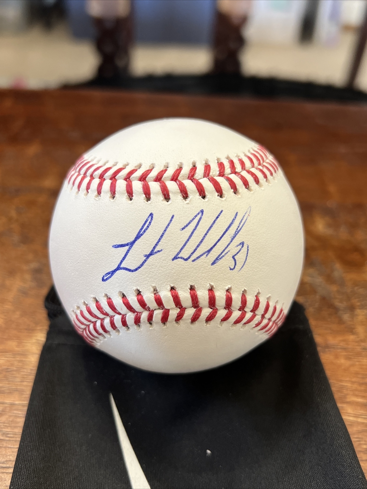 Lamonte Wade Jr Signed Official Major League Baseball PSA DNA Coa Giants
