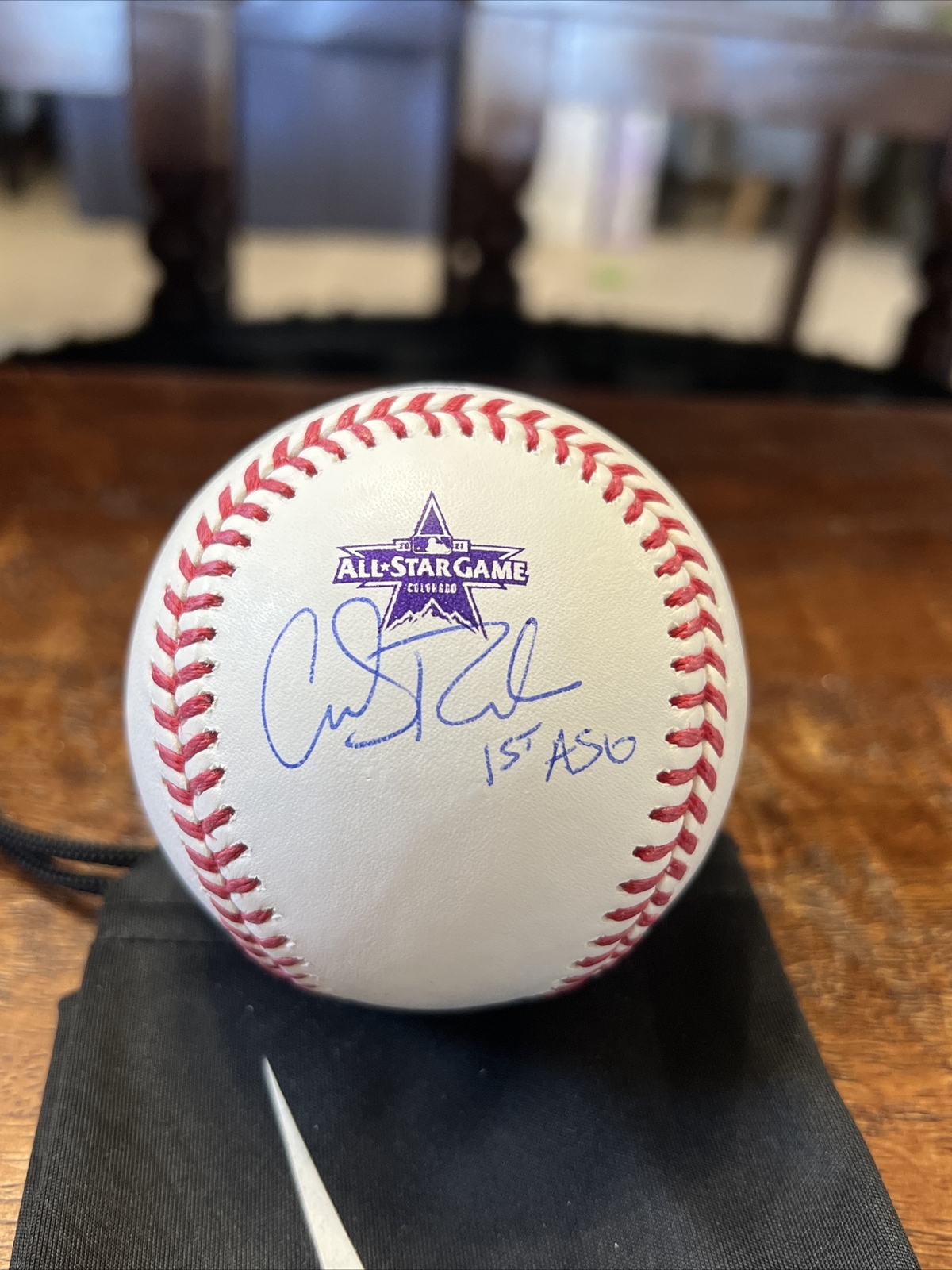 Carlos Rodon Signed 2021 All Star Baseball PSA DNA Coa Autographed Giants