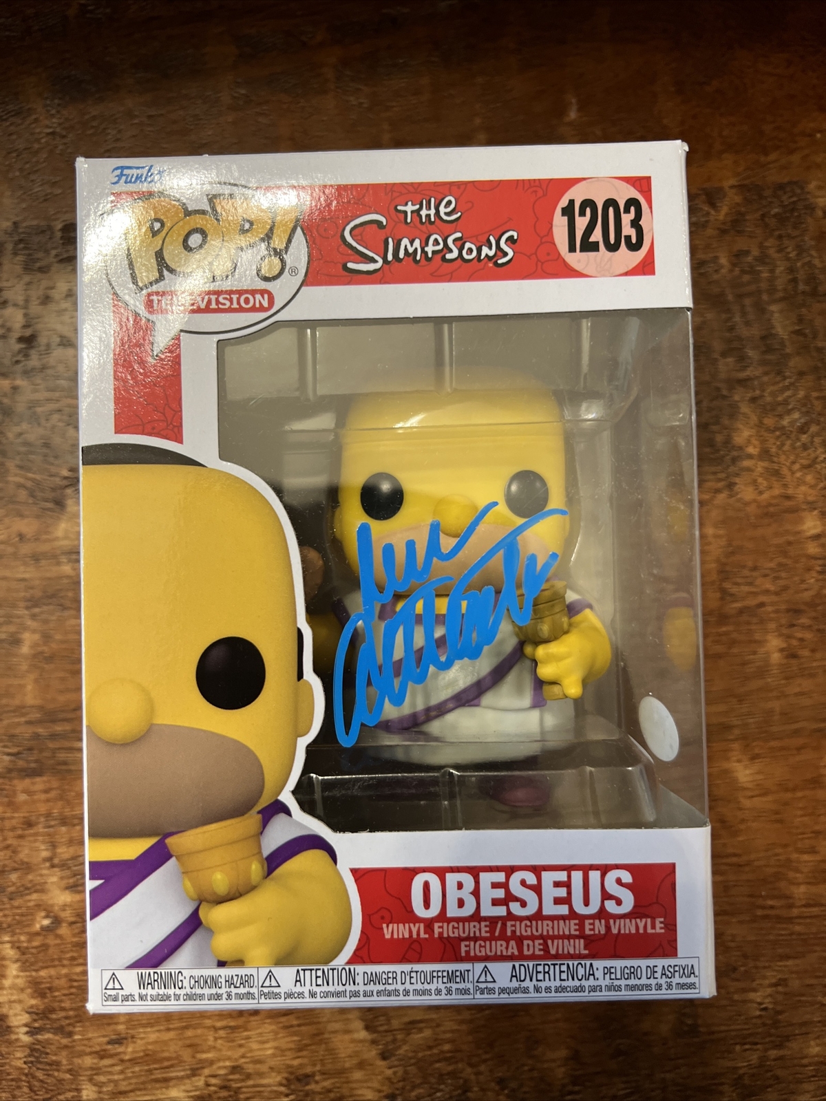 Dan Castellaneta Signed Homer Funko POP PSA DNA Coa Autographed The Simpsons
