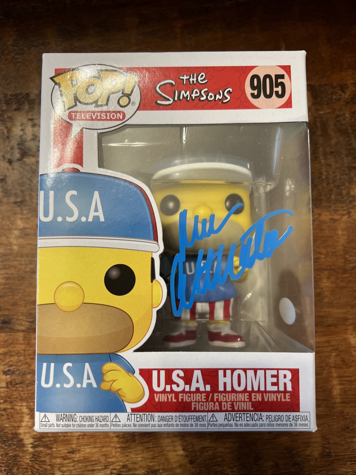 Dan Castellaneta Signed Homer Funko POP PSA DNA Coa Autographed The Simpsons