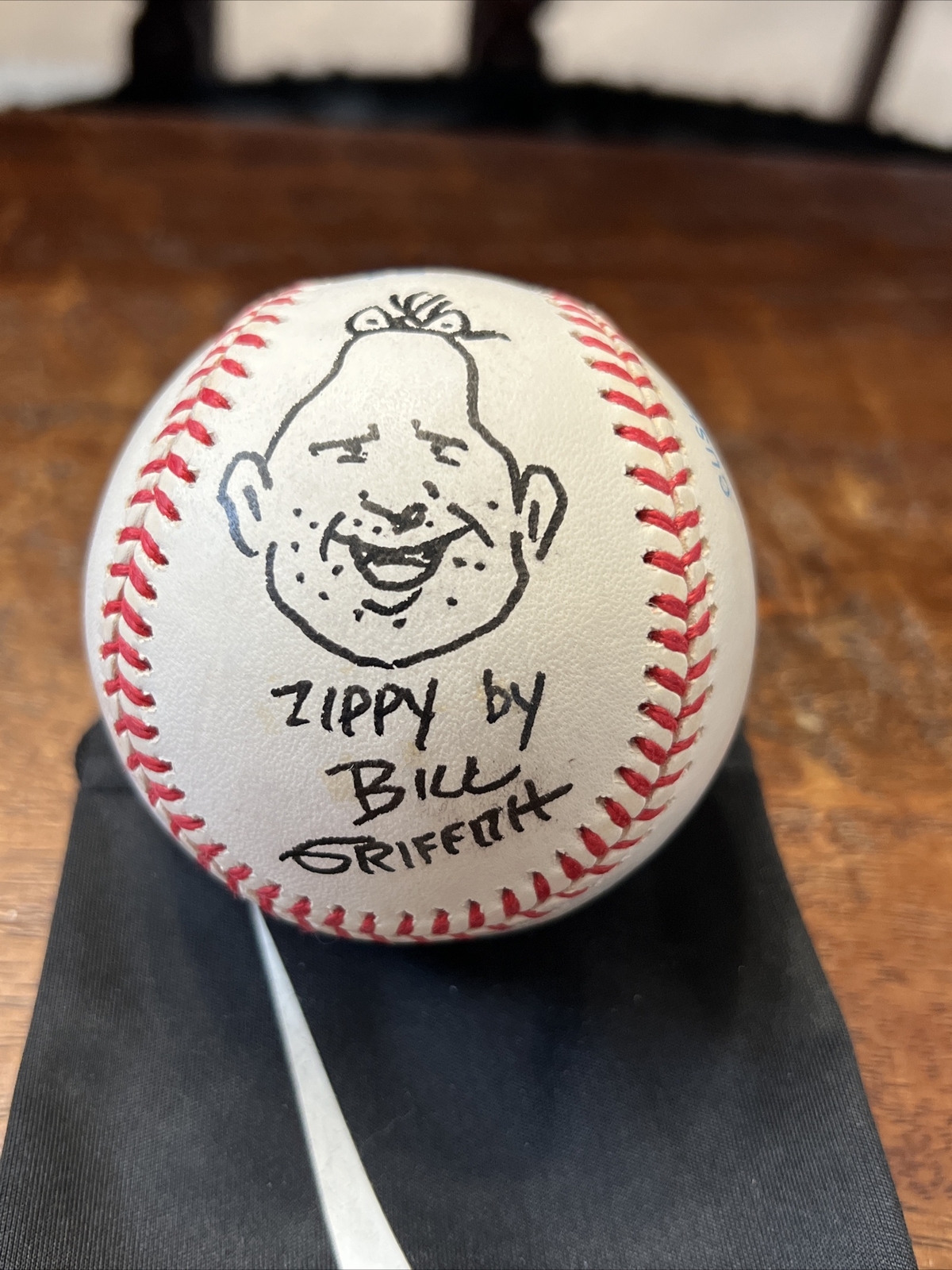 Bill Griffith Signed Sketch Baseball PSA DNA Coa Zippy Cartoonist Autographed