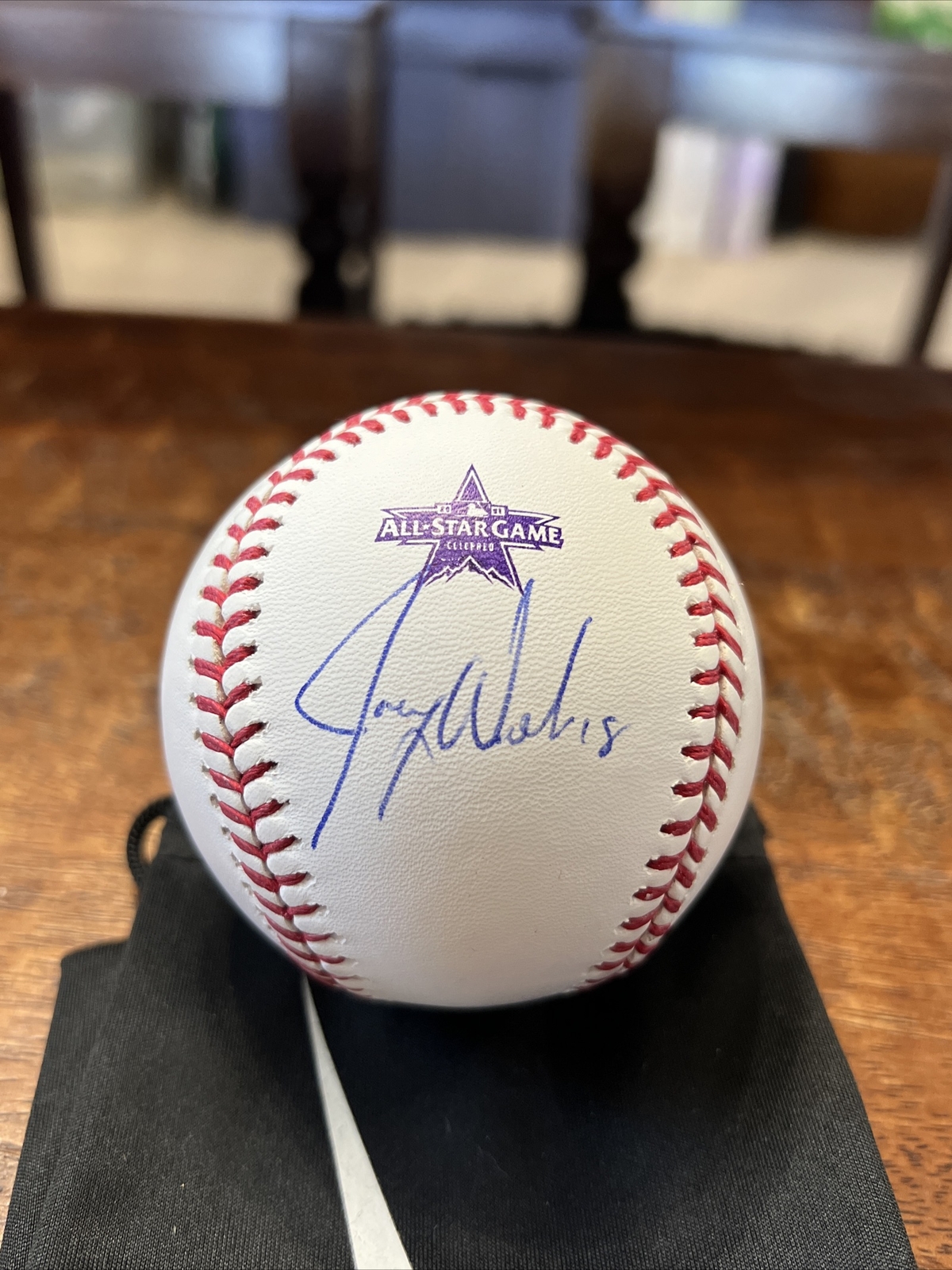 Joey Wendle Signed 2021 All Star Baseball PSA DNA Coa Rays Autographed Marlins