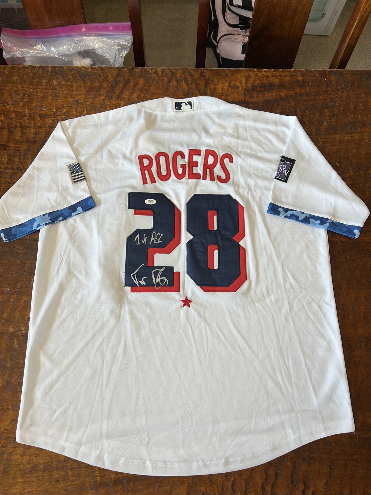 Trevor Rogers Signed All Star Jersey PSA DNA Coa Autographed Marlins