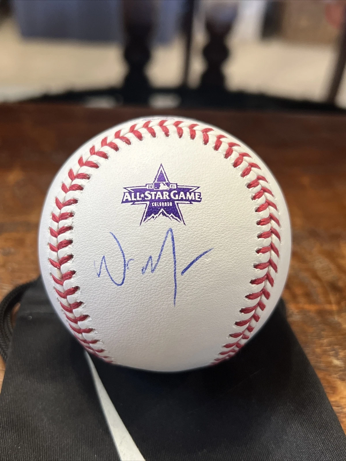 Whit Merrifield Signed 2021 All Star Baseball PSA DNA Coa Royals Autographed