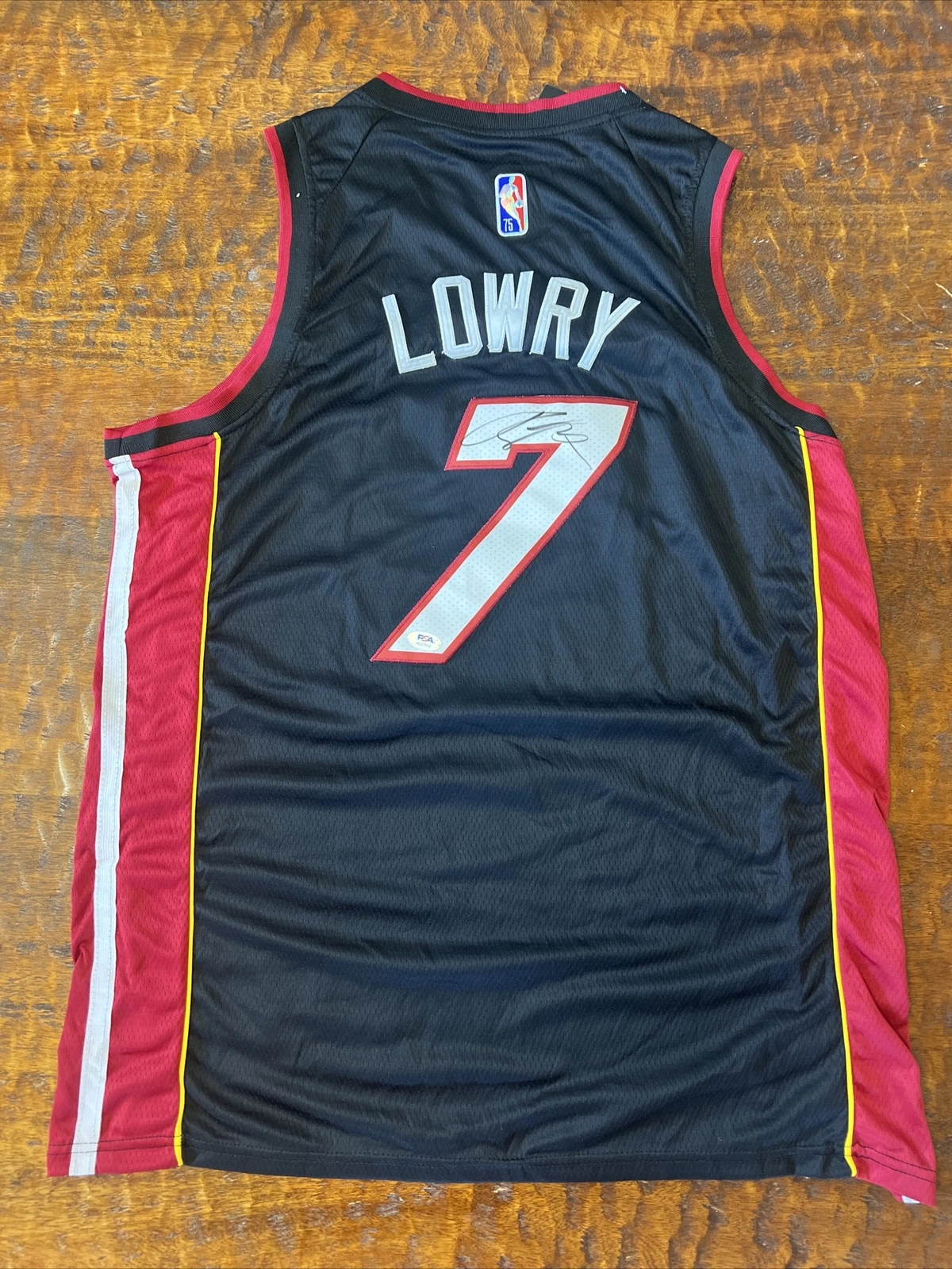 Kyle Lowry Signed Miami Heat Jersey PSA DNA Coa Autographed