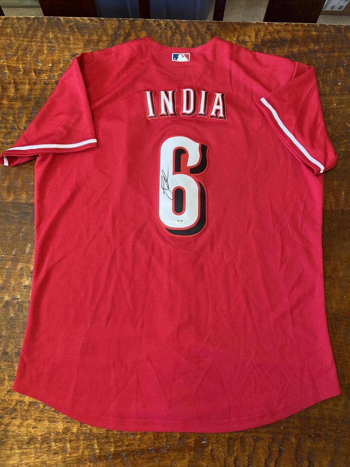 Jonathan India Signed Cincinnati Reds Jersey PSA DNA Coa Autographed