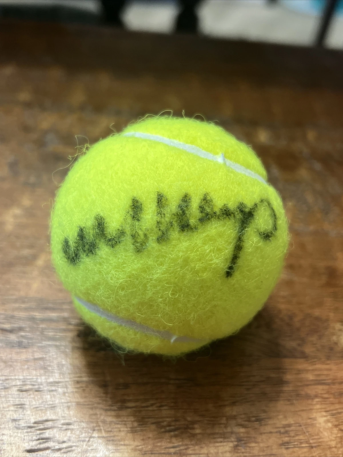 Madison Keys Signed Tennis Ball JSA Coa Penn Autographed