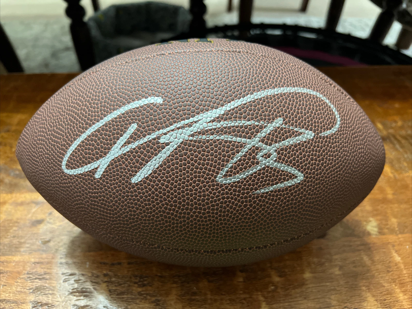 Vernon Davis Signed NFL Football Psa Dna Coa 49ers Autographed