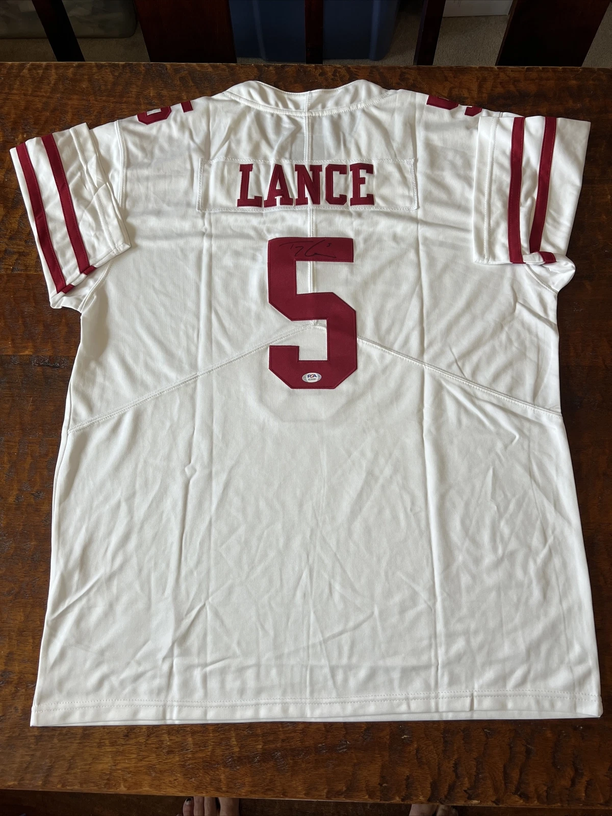 Trey Lance Signed San Francisco 49ers Jersey PSA DNA Coa Autographed