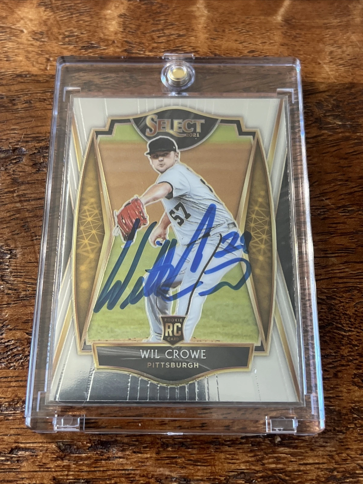 Wil Crowe IP Signed Panini Select Card Psa Dna Coa Pirates Autographed