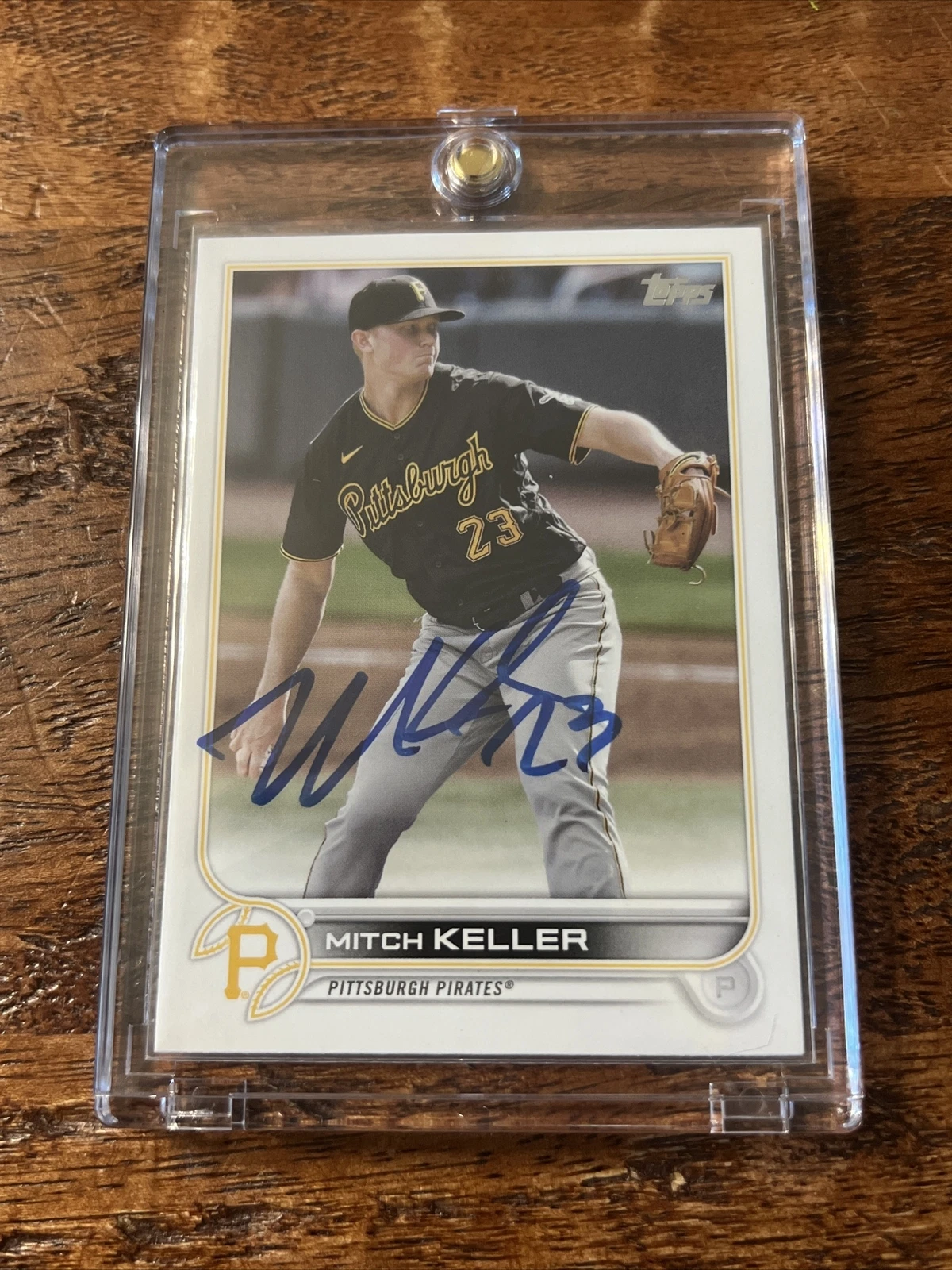 Mitch Keller IP Signed Topps Card Psa Dna Coa Autographed Pirates