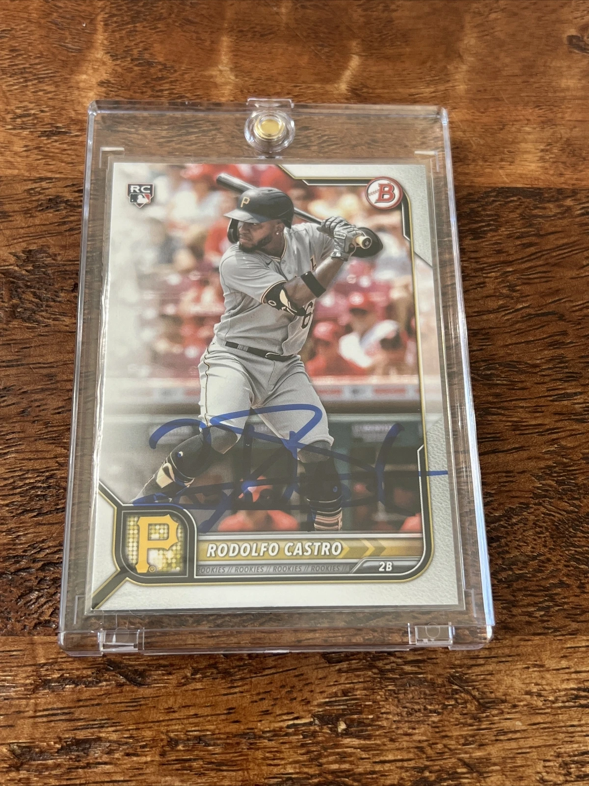Rodolfo Castro IP Signed Bowman Rookie Card Psa Dna Coa Autographed Pirates