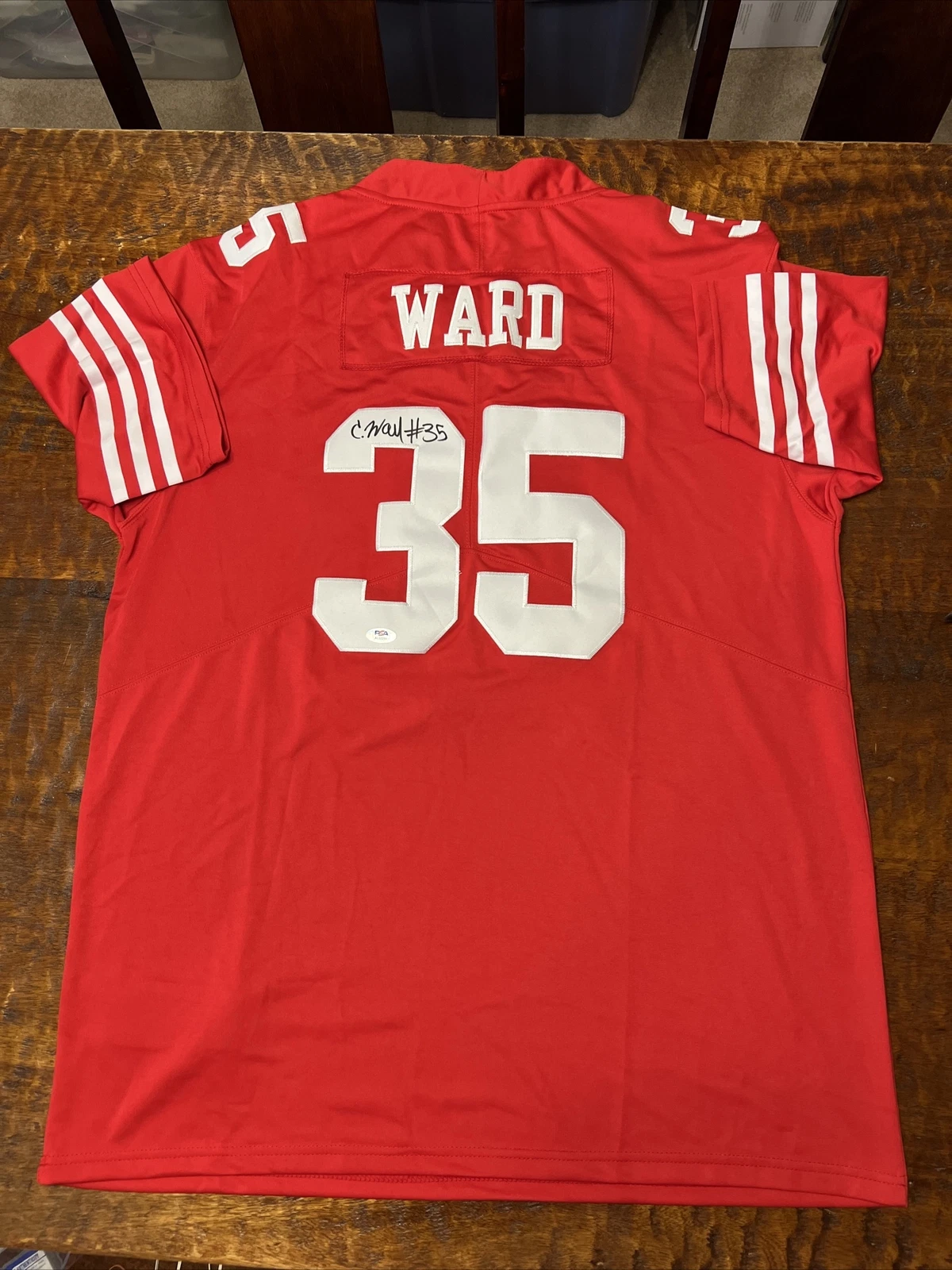 Charvarius Ward Signed San Francisco 49ers Jersey PSA DNA Coa Autographed
