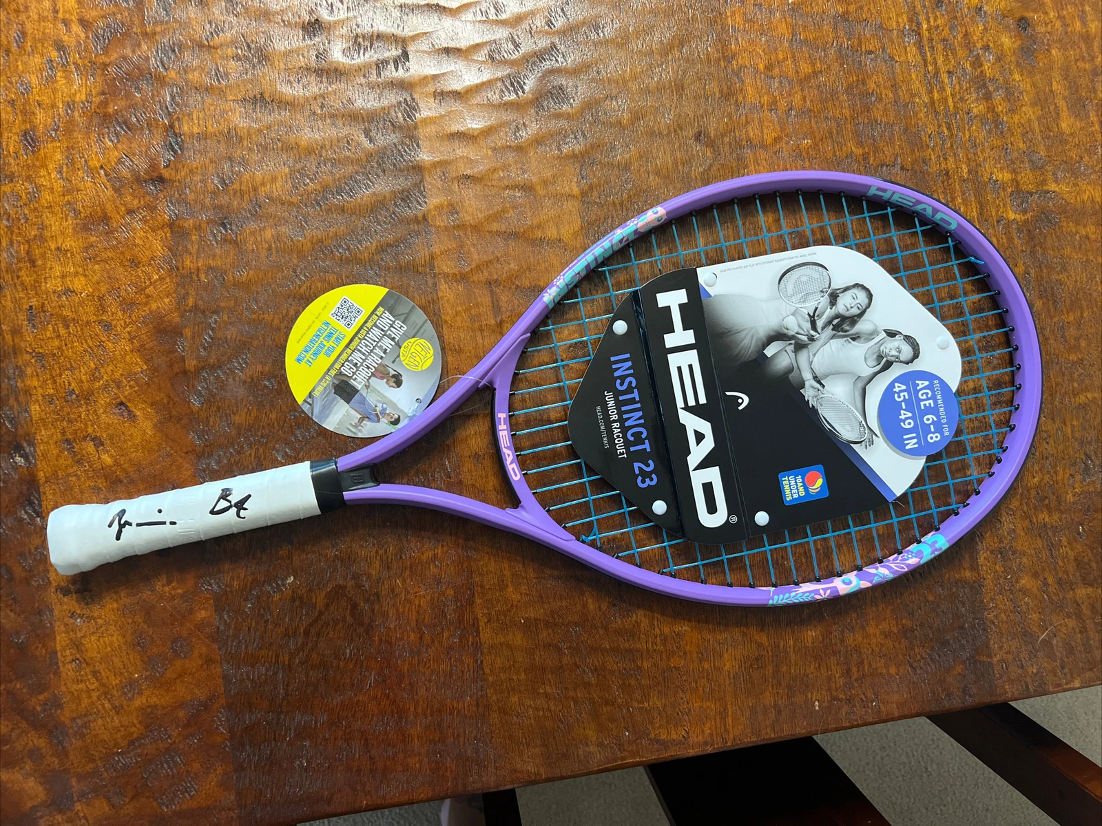 Naomi Osaka Bianca Andreescu Signed Head Tennis Racquet Psa Dna Coa WTA