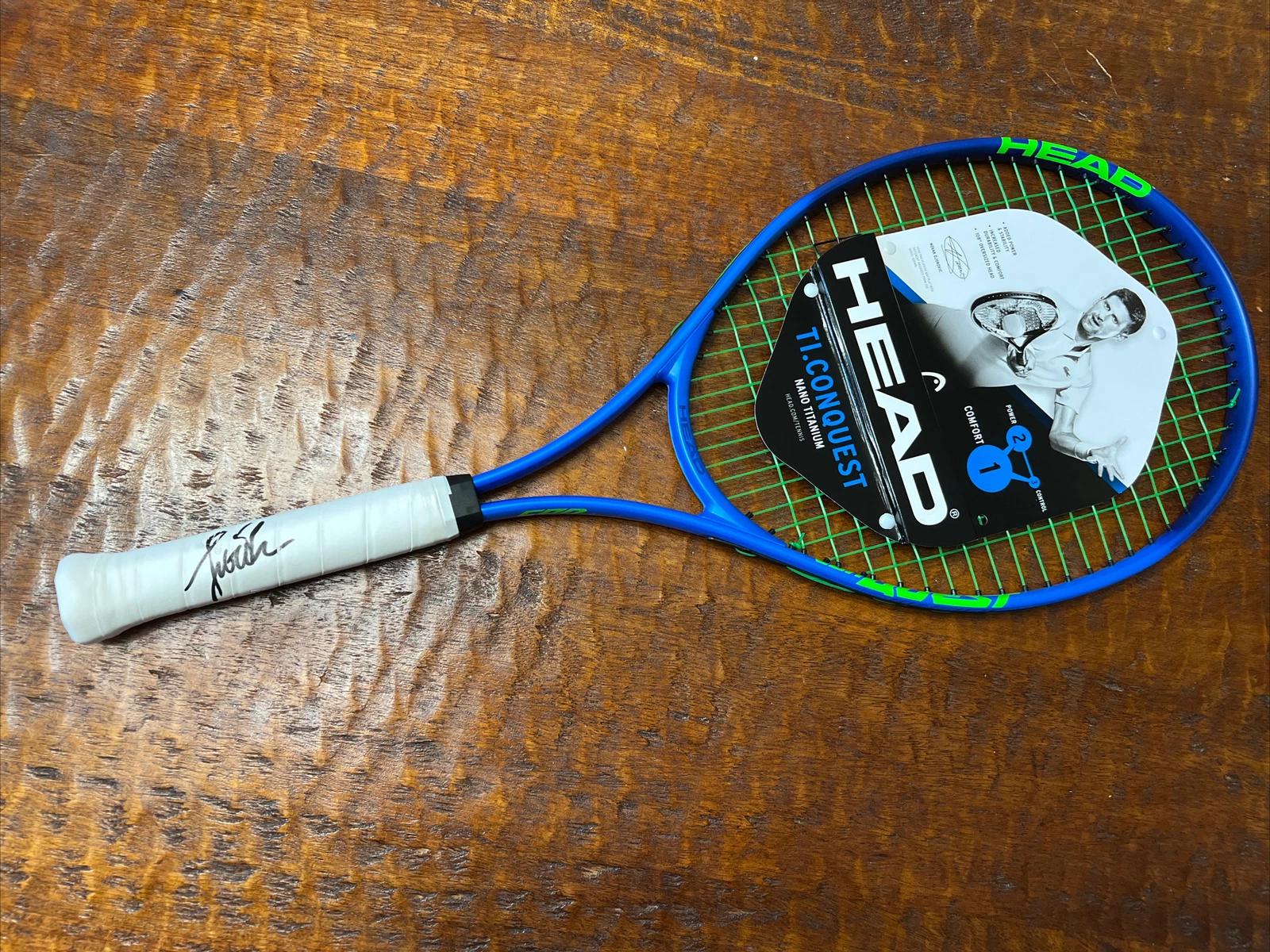 Elena Rybakina Signed Head Tennis Racquet Psa Dna Coa Autographed WTA