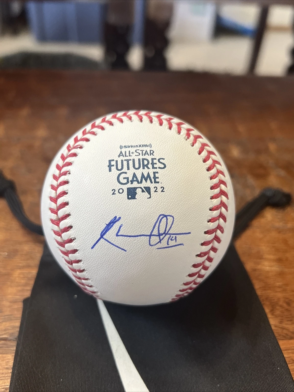Robert Hassell Signed 2022 Futures Game Baseball Psa Dna Coa Padres Nationals