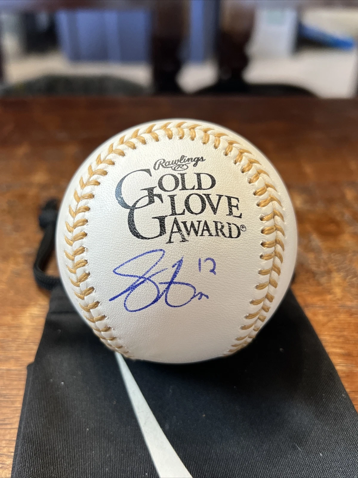 Joey Gallo Signed Gold Glove Baseball PSA DNA Coa Autographed Rangers Dodgers