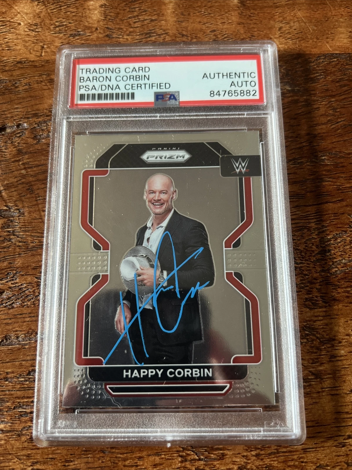 Baron Happy Corbin IP Signed Prizm Card Psa Dna Coa Slab Autographed WWE