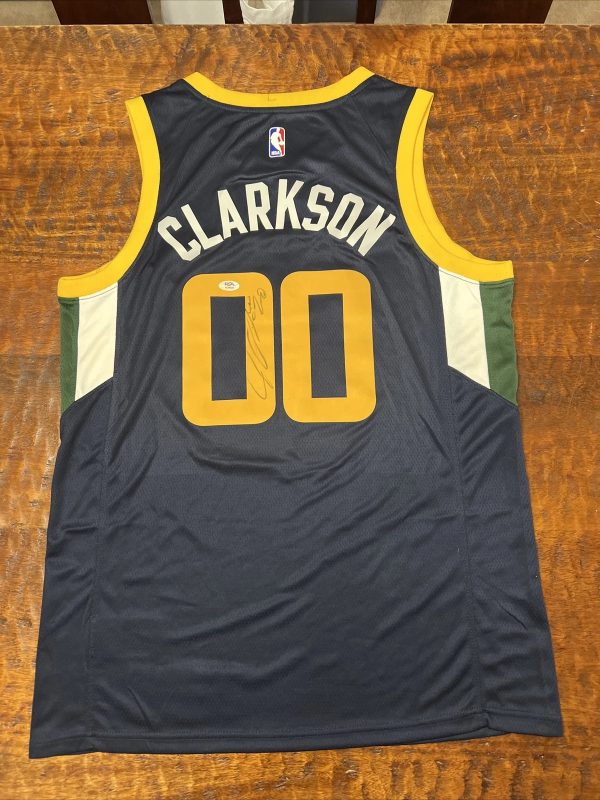 Jordan Clarkson Signed Utah Jazz Jersey PSA DNA Coa Autographed