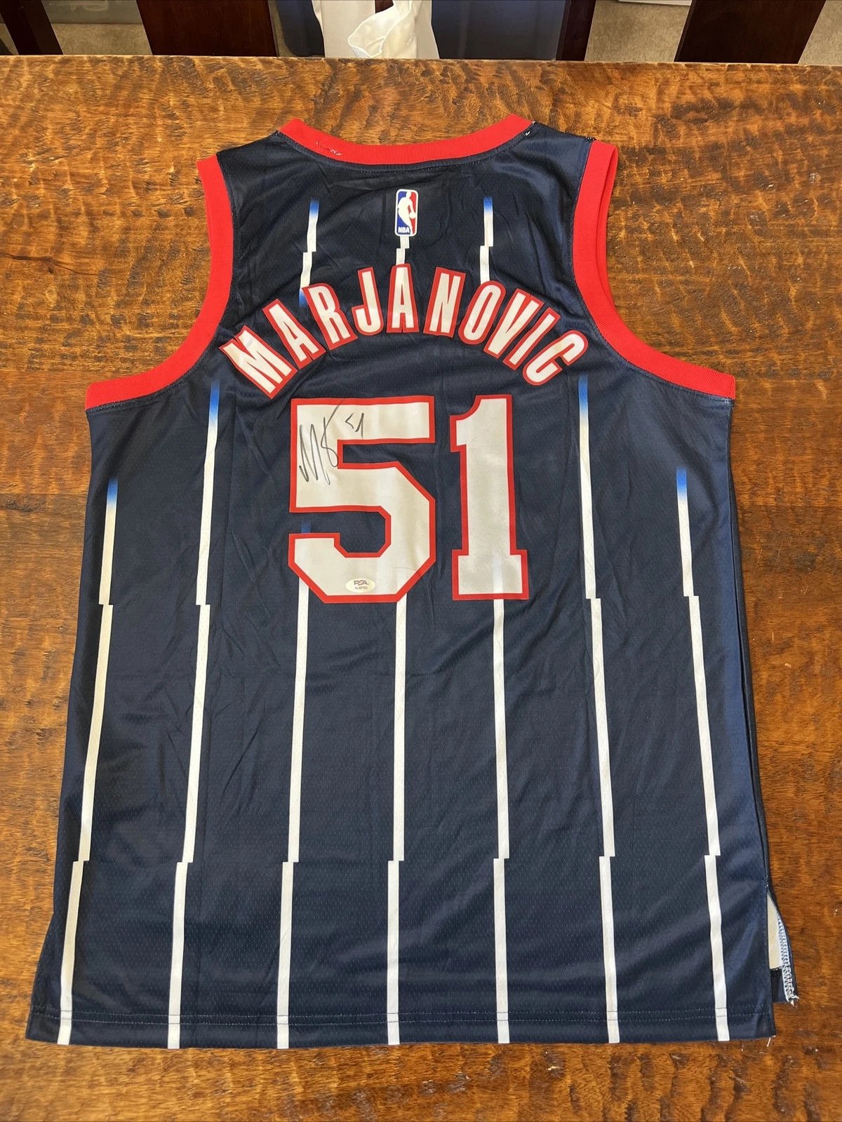 Boban Marjanovic Signed Houston Rockets Jersey PSA DNA Coa Autographed
