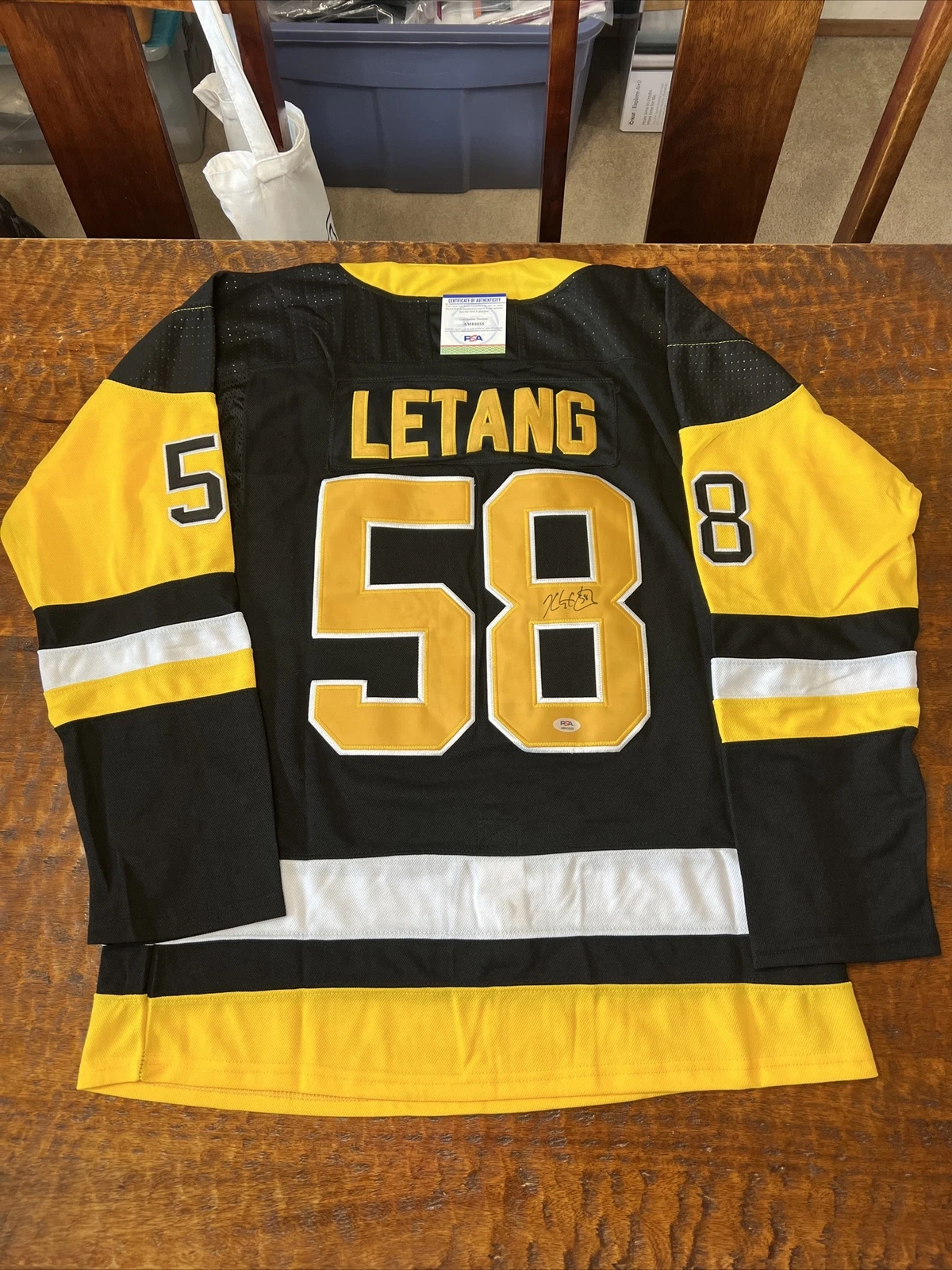 Kris Letang Signed Pittsburgh Penguins Jersey Psa/Dna Coa Autographed