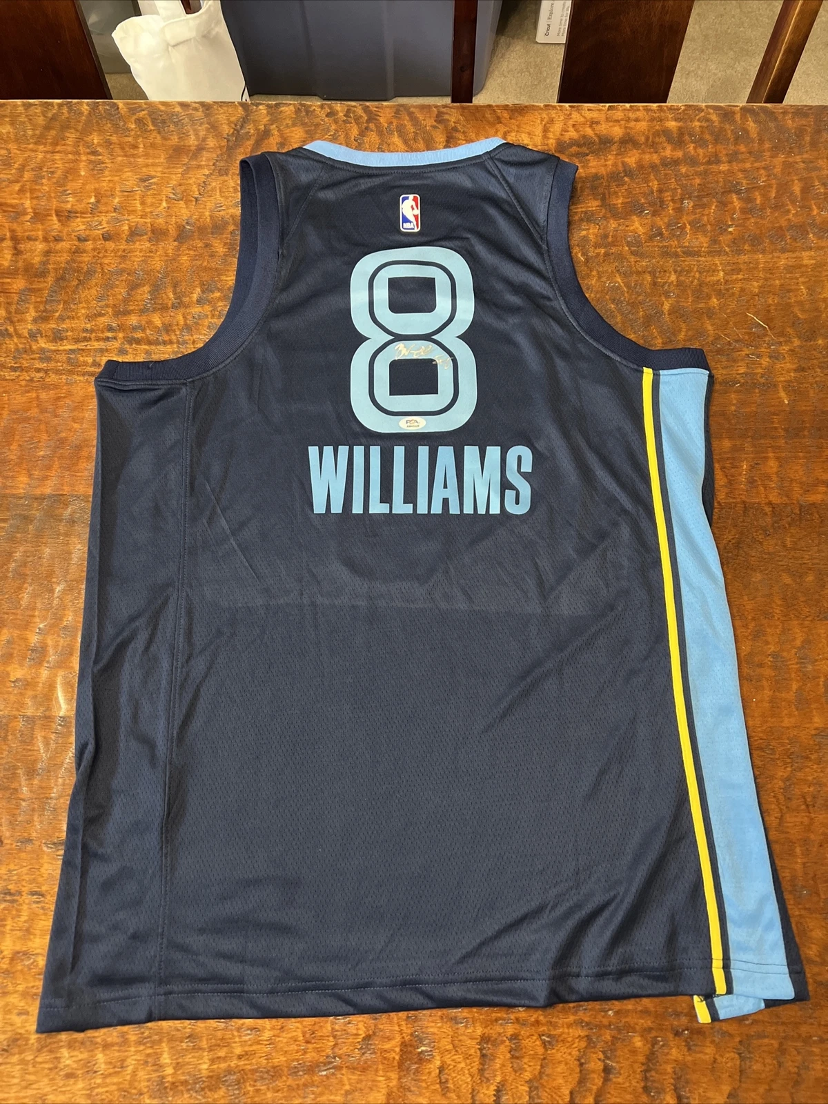 Ziaire Williams Signed Memphis Grizzlies Jersey PSA DNA Coa Autographed