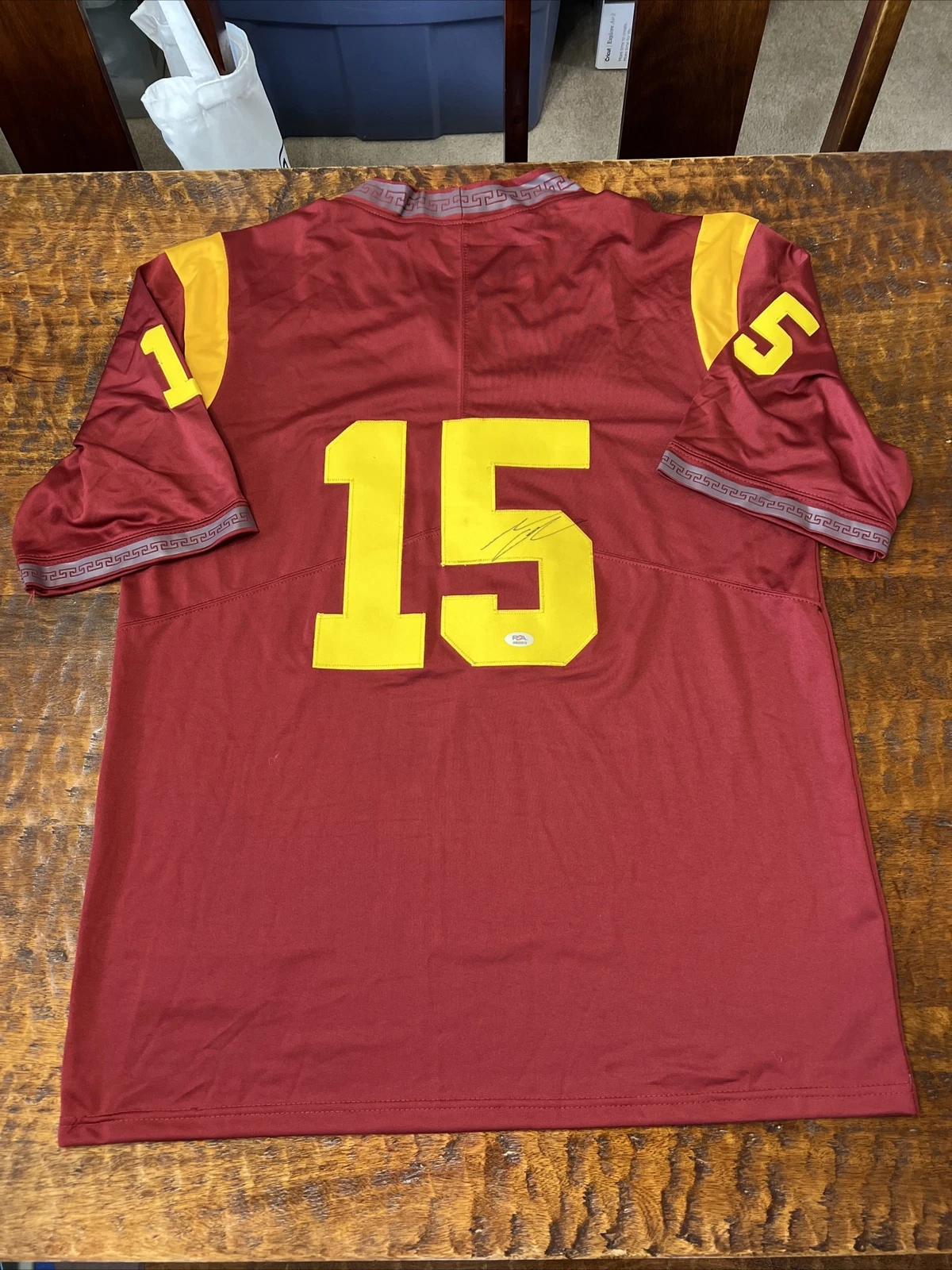 Talanoa Hufanga Signed USC Trojans Jersey PSA DNA Coa Autographed 49ers