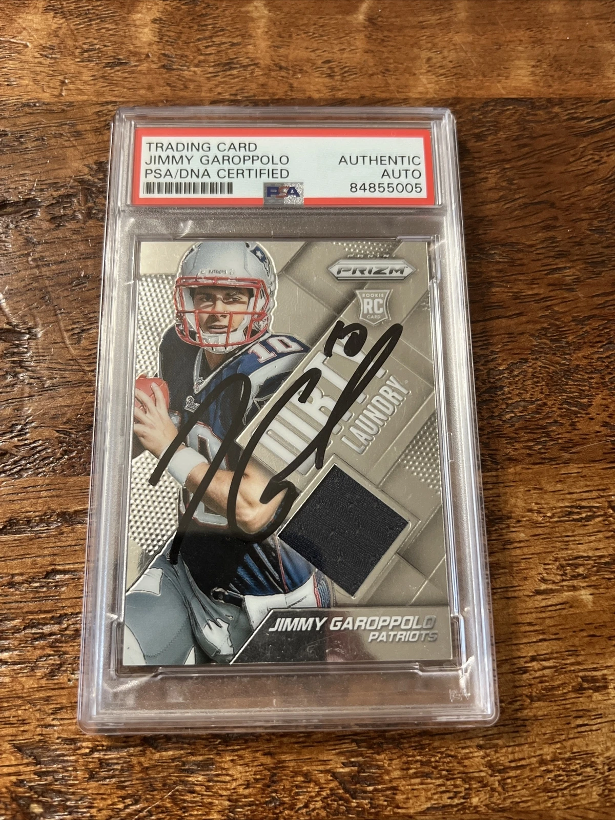 Jimmy Garoppolo IP Signed Prizm Jersey Rookie Card PSA DNA Coa Slab Autographed