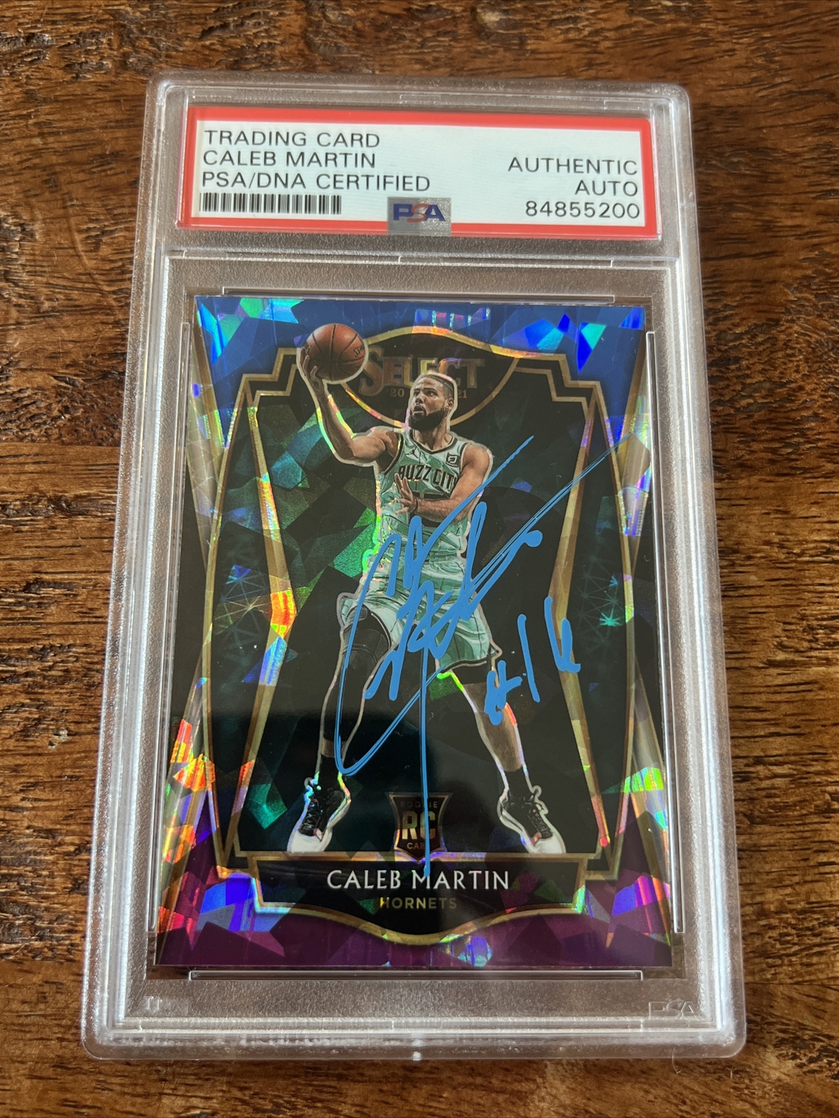 Caleb Martin IP Signed Select Rookie Card Psa Dna Coa Slab Autographed Hornets